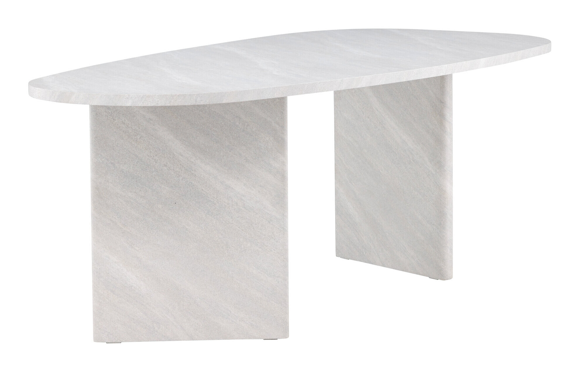 Nohr Organische Eettafel 'Jenea' Betonlook MDF, 220 x 100cm