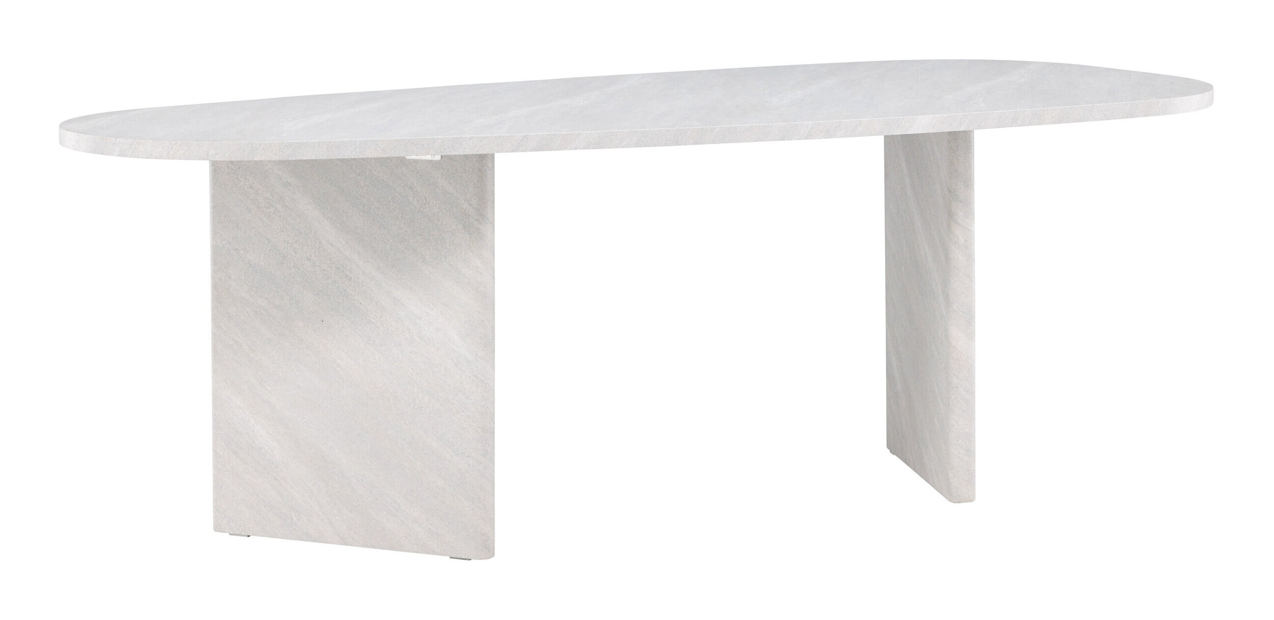 Nohr Organische Eettafel 'Jenea' Betonlook MDF, 220 x 100cm
