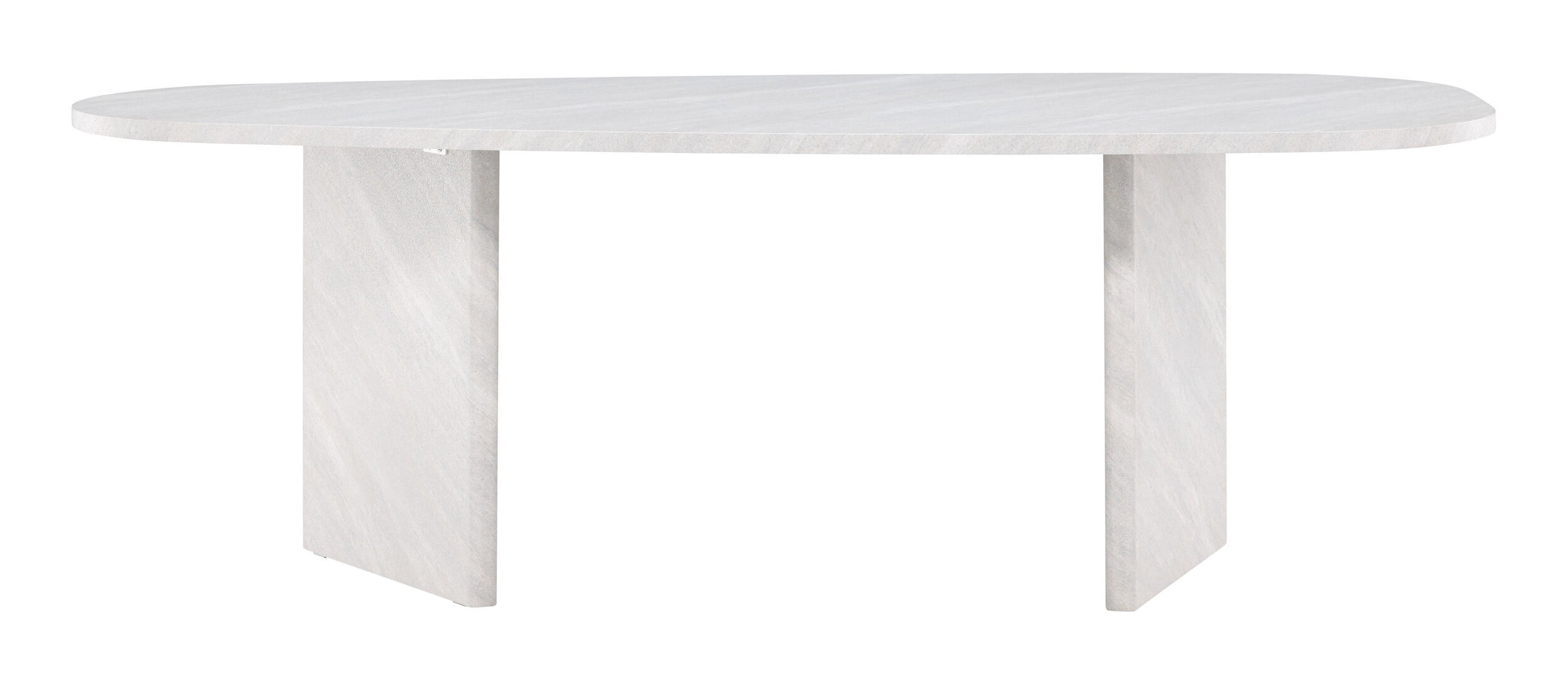 Nohr Organische Eettafel 'Jenea' Betonlook MDF, 220 x 100cm
