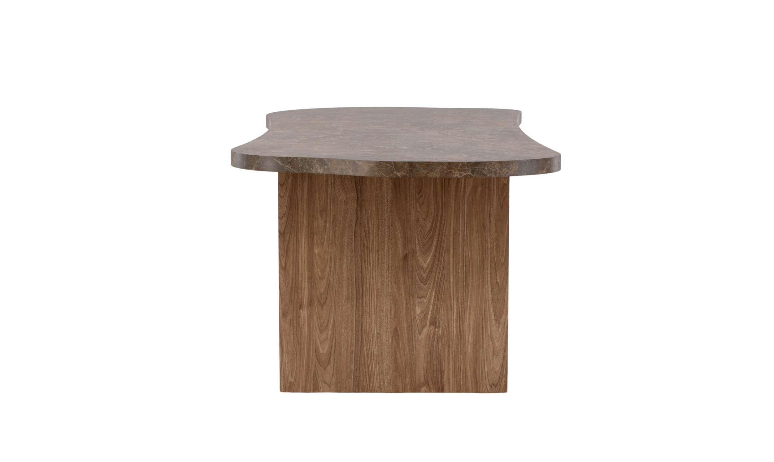 Nohr Organische Eettafel 'Jenevieve' Marmerlook, 230 x 100cm