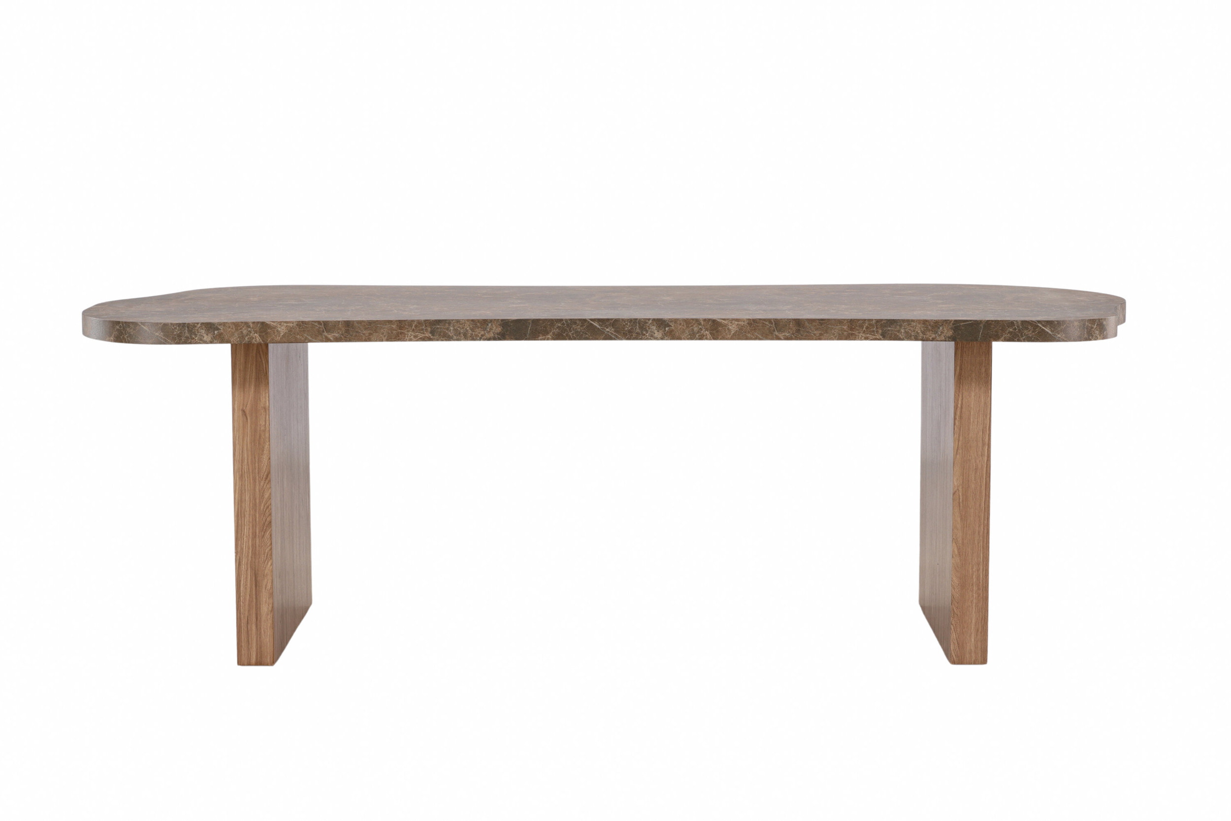 Nohr Organische Eettafel 'Jenevieve' Marmerlook, 230 x 100cm