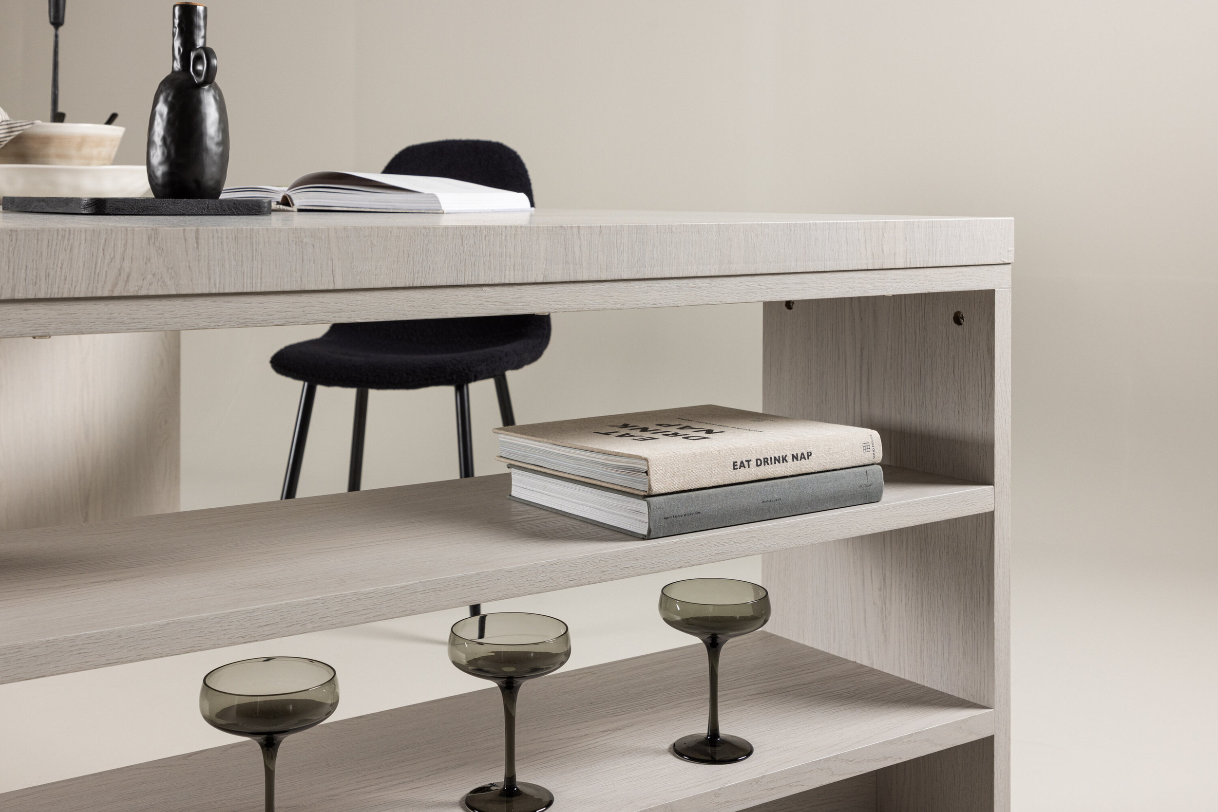 Nohr Eettafel 'Jett' 230 x 110cm, kleur Whitewash