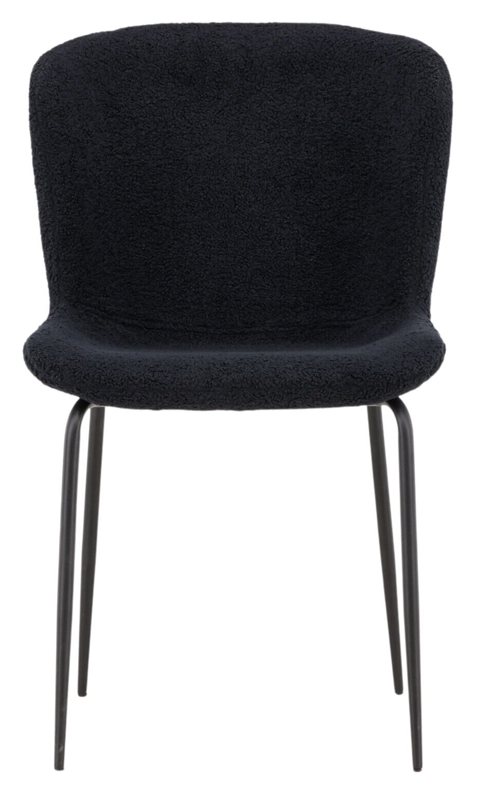 Nohr Eetkamerstoel 'Artesha' Teddy, kleur Zwart