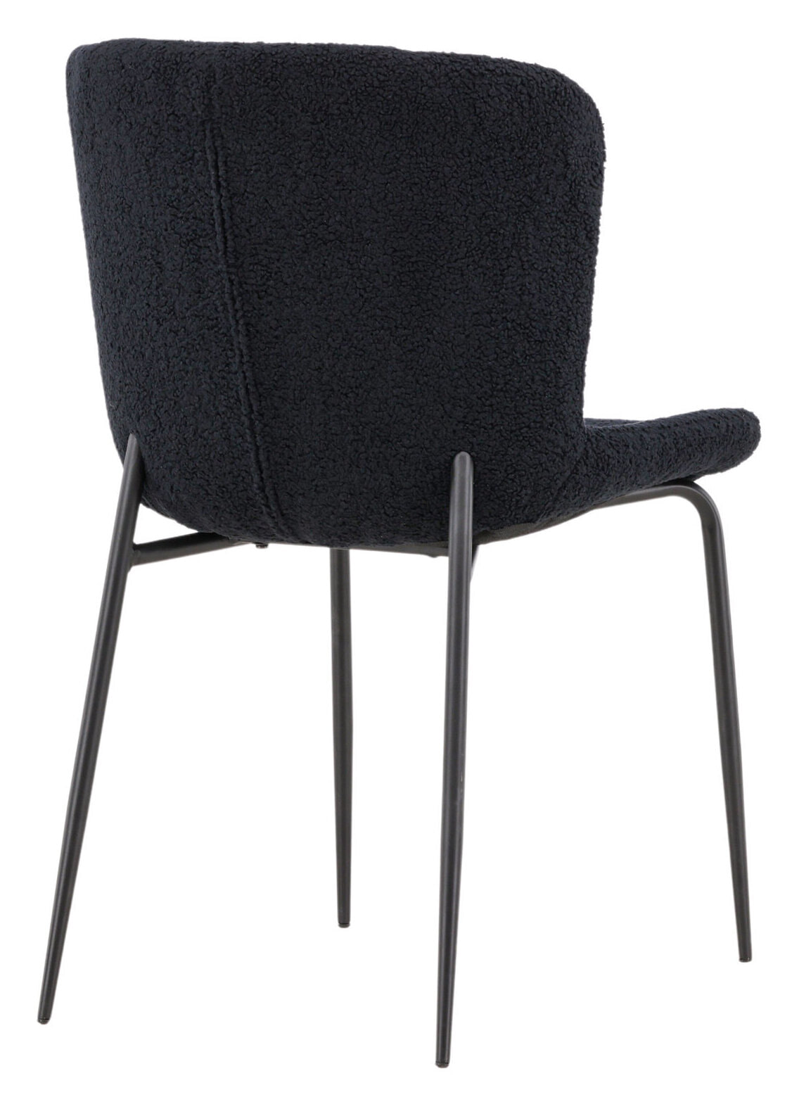 Nohr Eetkamerstoel 'Artesha' Teddy, kleur Zwart
