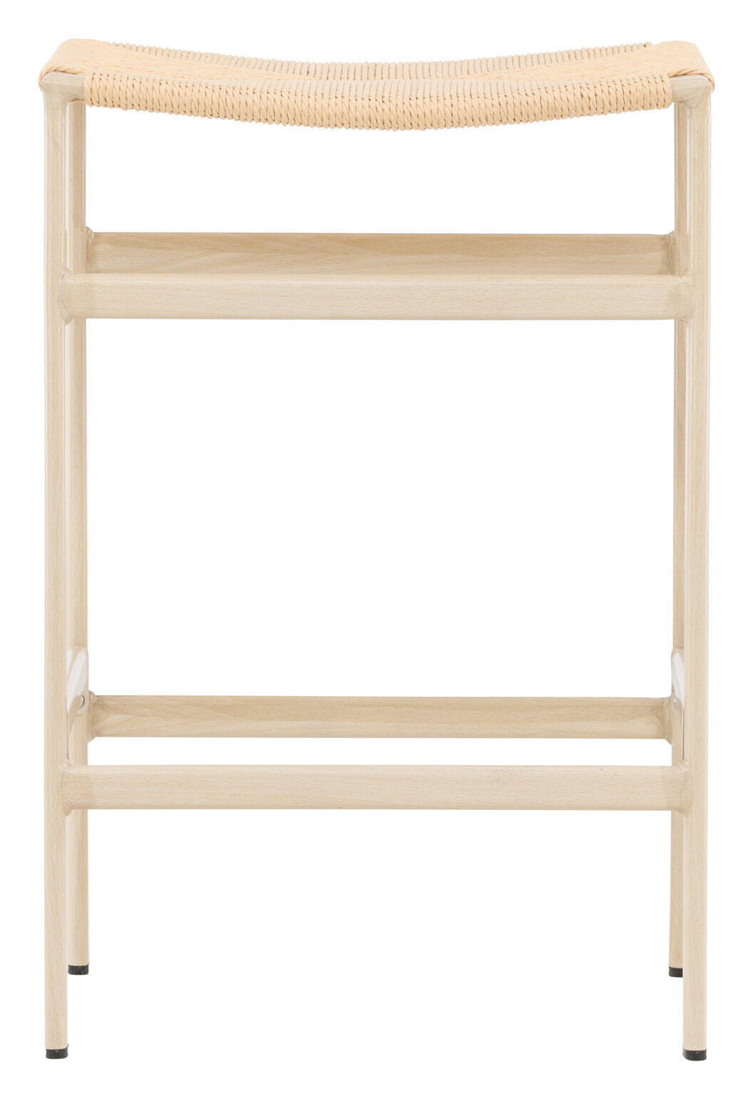 Nohr Barkruk 'Lakeithia' Rattan, kleur Beige/Whitewash (zithoogte 63cm)