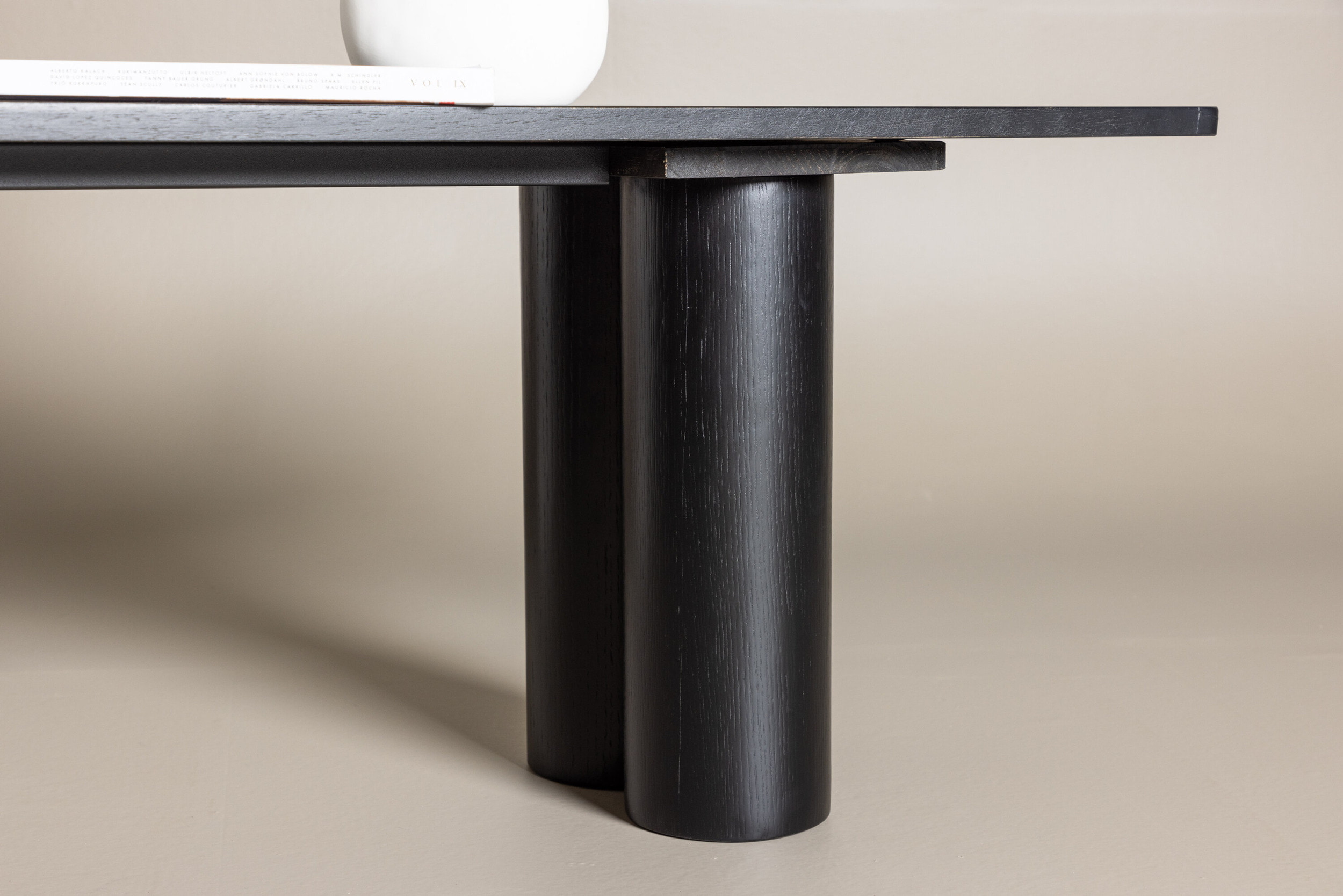 Nohr Eetkamerbank 'Anh' 180cm, kleur Zwart