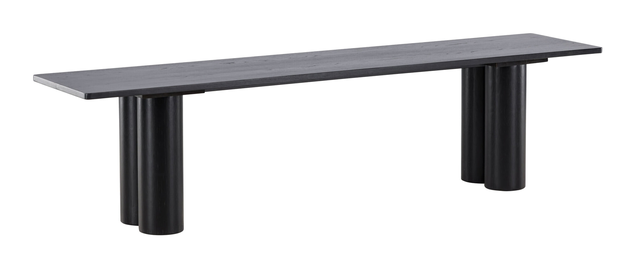 Nohr Eetkamerbank 'Anh' 180cm, kleur Zwart