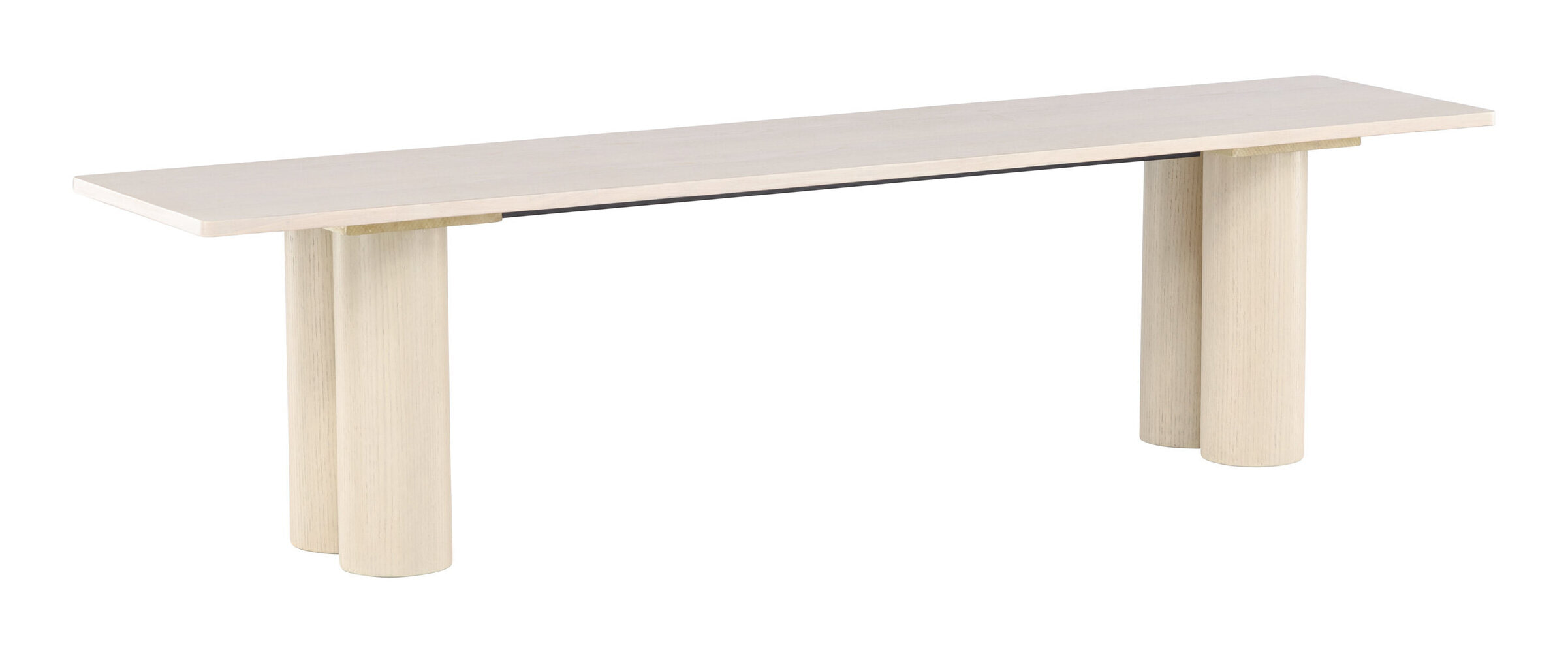 Nohr Eetkamerbank 'Anh' 180cm, kleur Whitewash