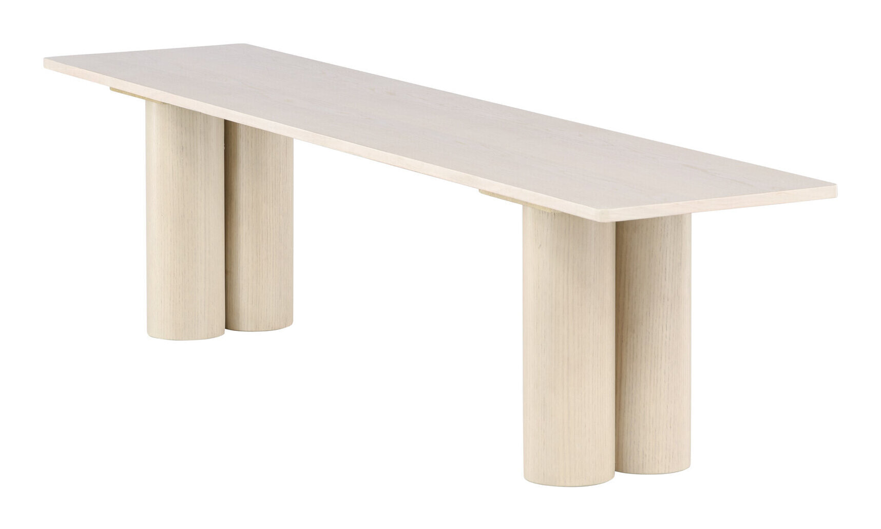 Nohr Eetkamerbank 'Anh' 180cm, kleur Whitewash