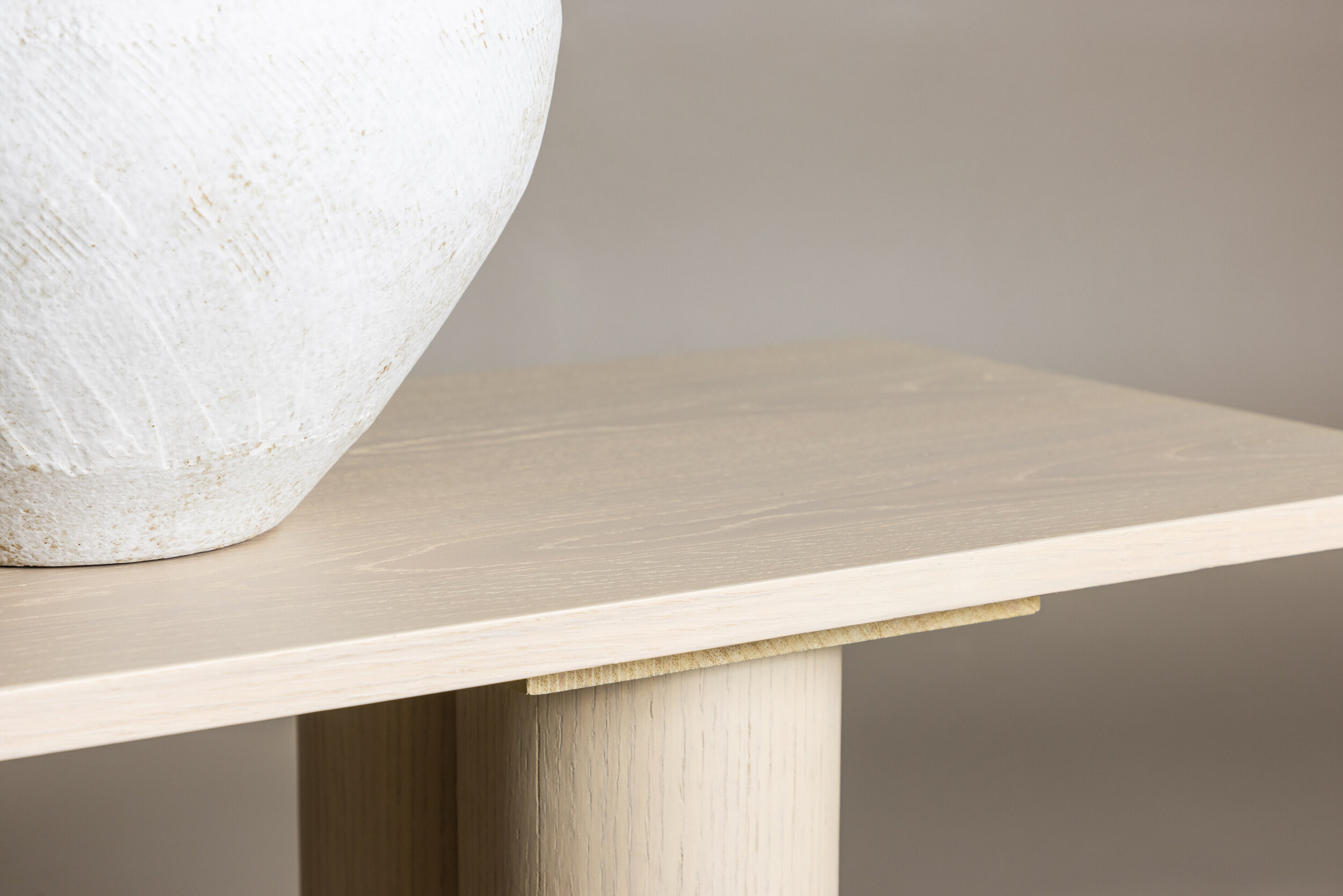 Nohr Eetkamerbank 'Anh' 180cm, kleur Whitewash