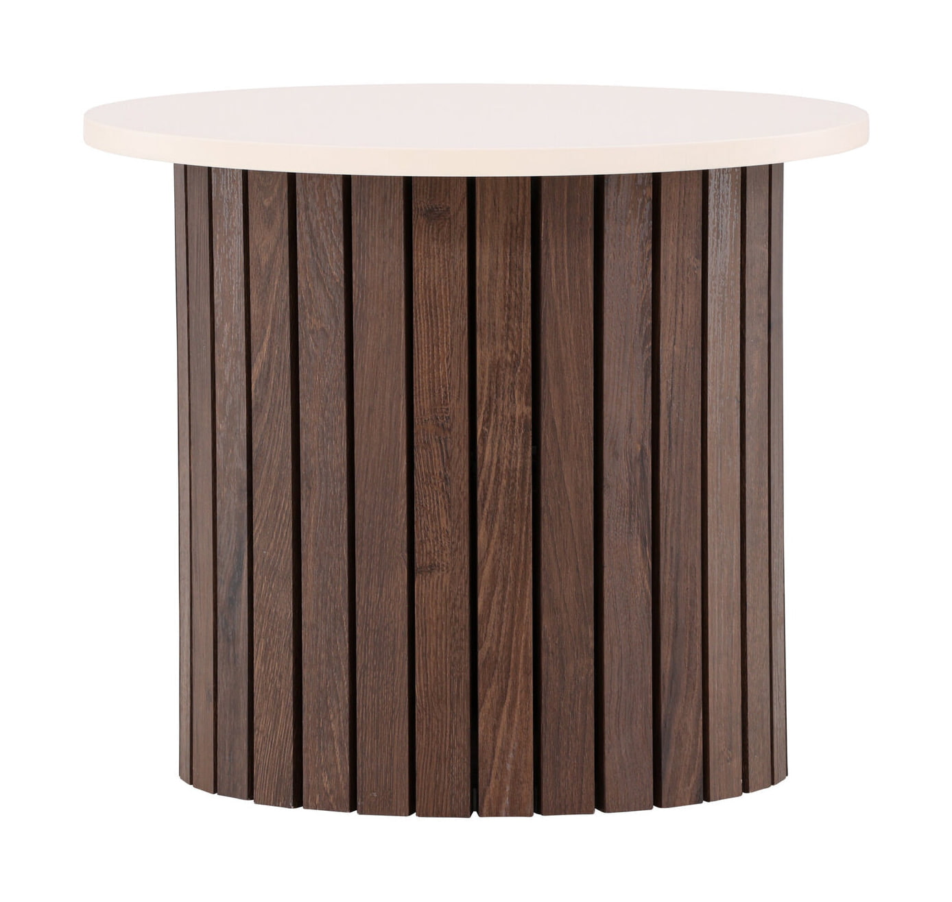 Nohr Ronde Bijzettafel 'Marica' 52cm, kleur Beige/Bruin