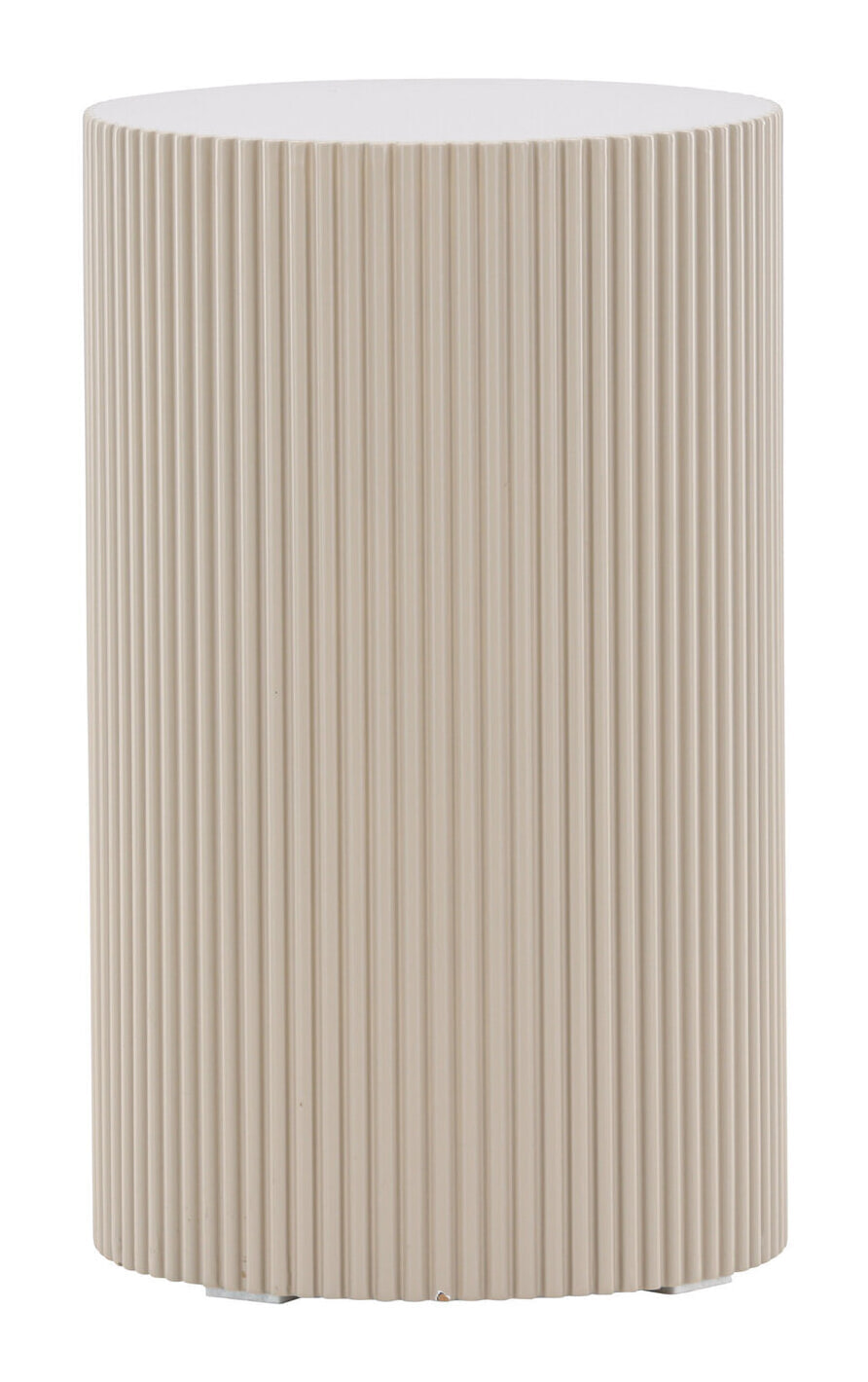 Nohr Ronde Bijzettafel 'Mistina' 30cm, kleur Beige