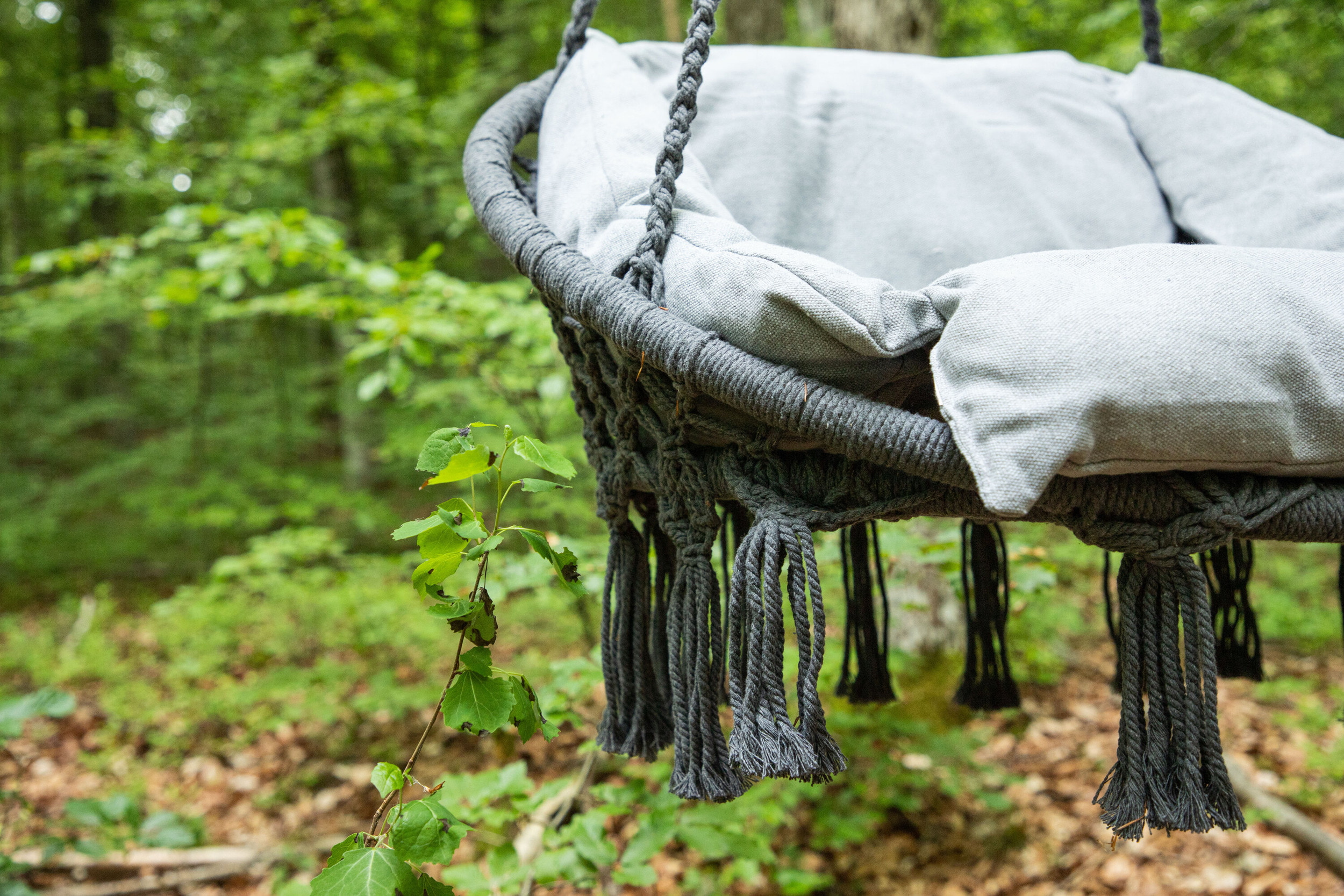Nohr Hangstoel 'Aracely' kleur Grijs