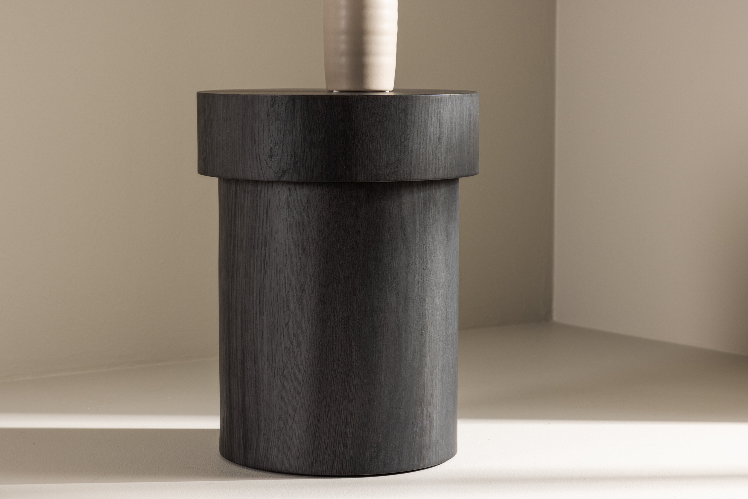 Nohr Ronde Bijzettafel 'Tazia' 35cm, kleur Zwart