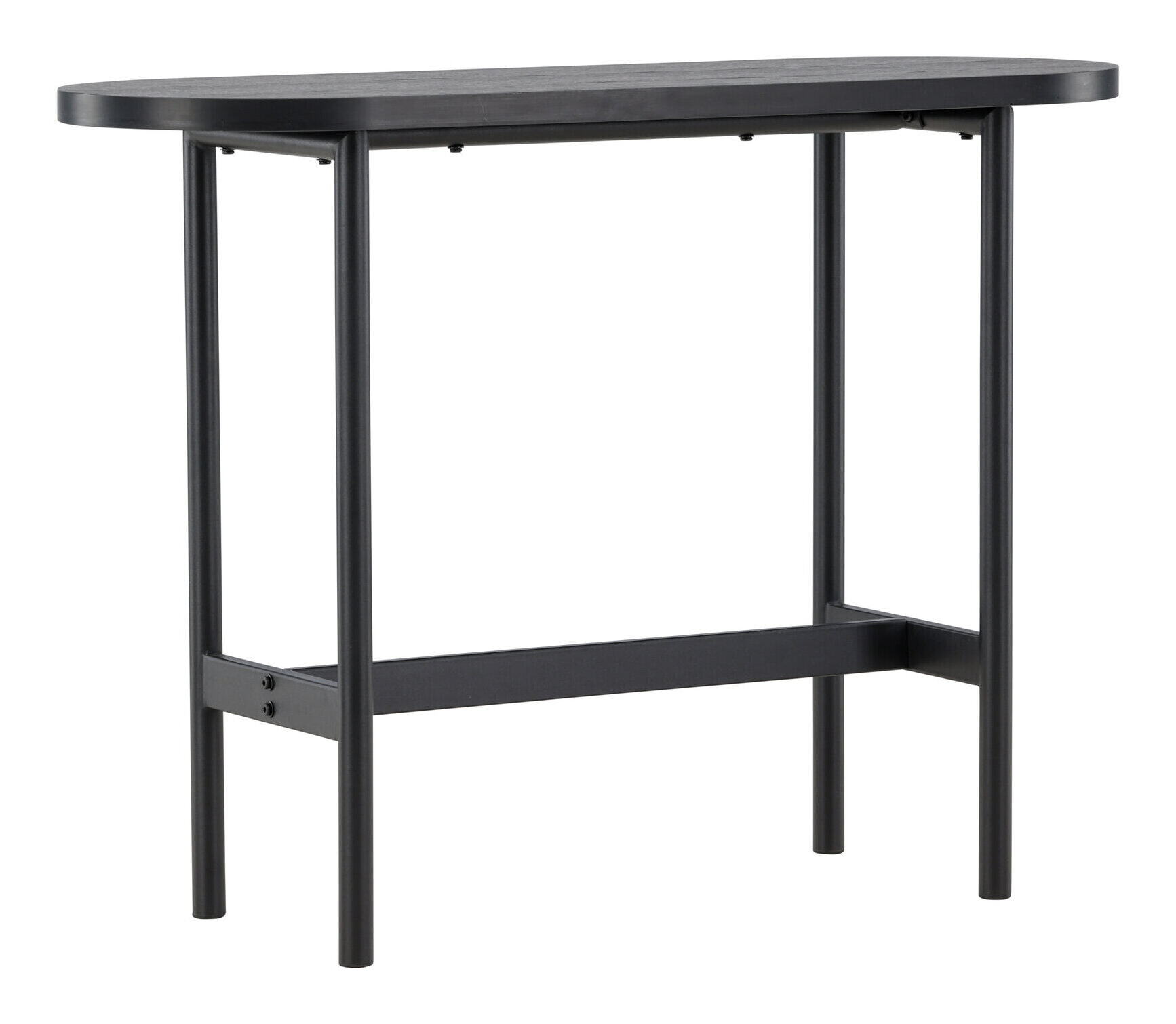 Nohr Ovale Sidetable 'Derron' 110cm, kleur Zwart