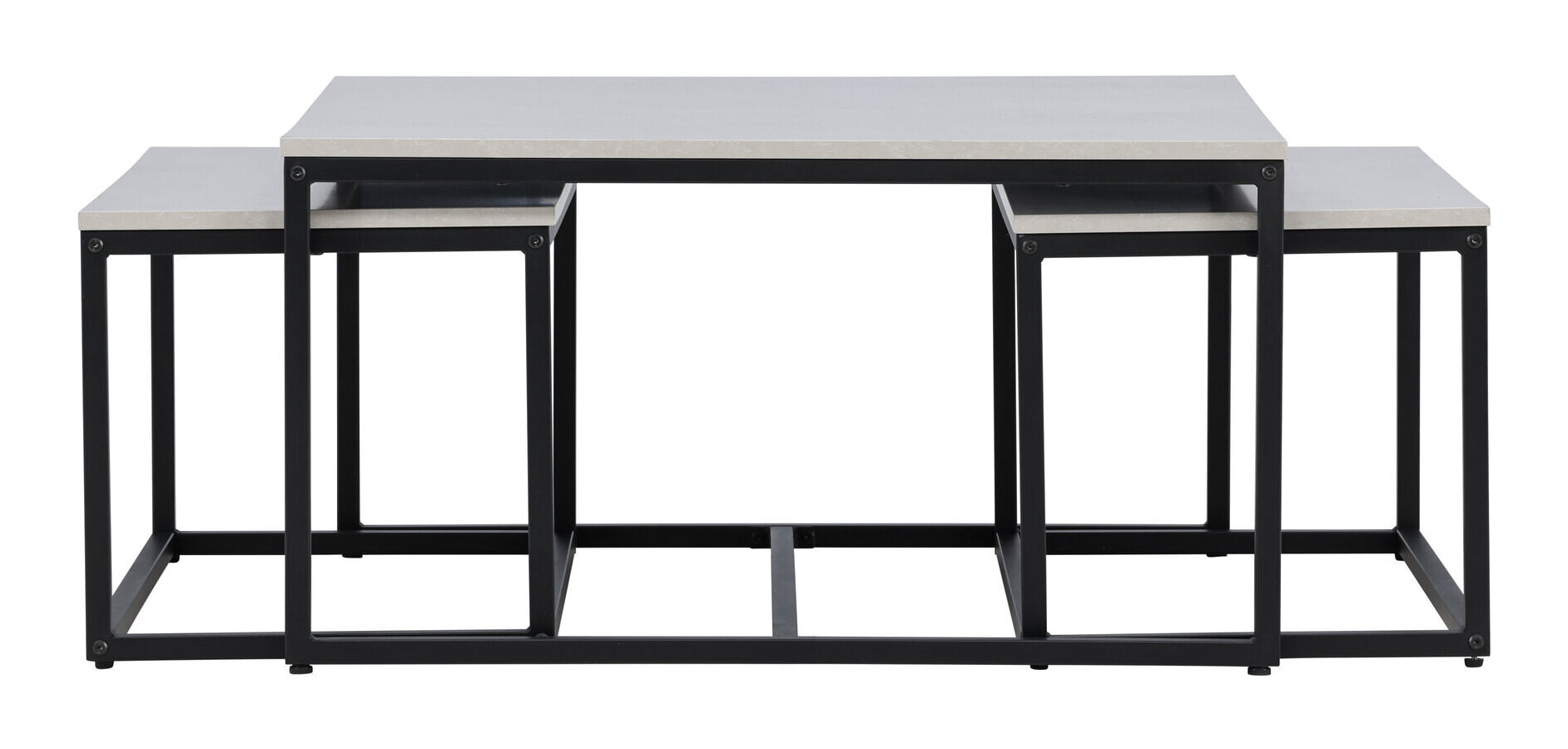 Nohr Salontafel 'Dacey' Betonlook, Set van 3 stuks