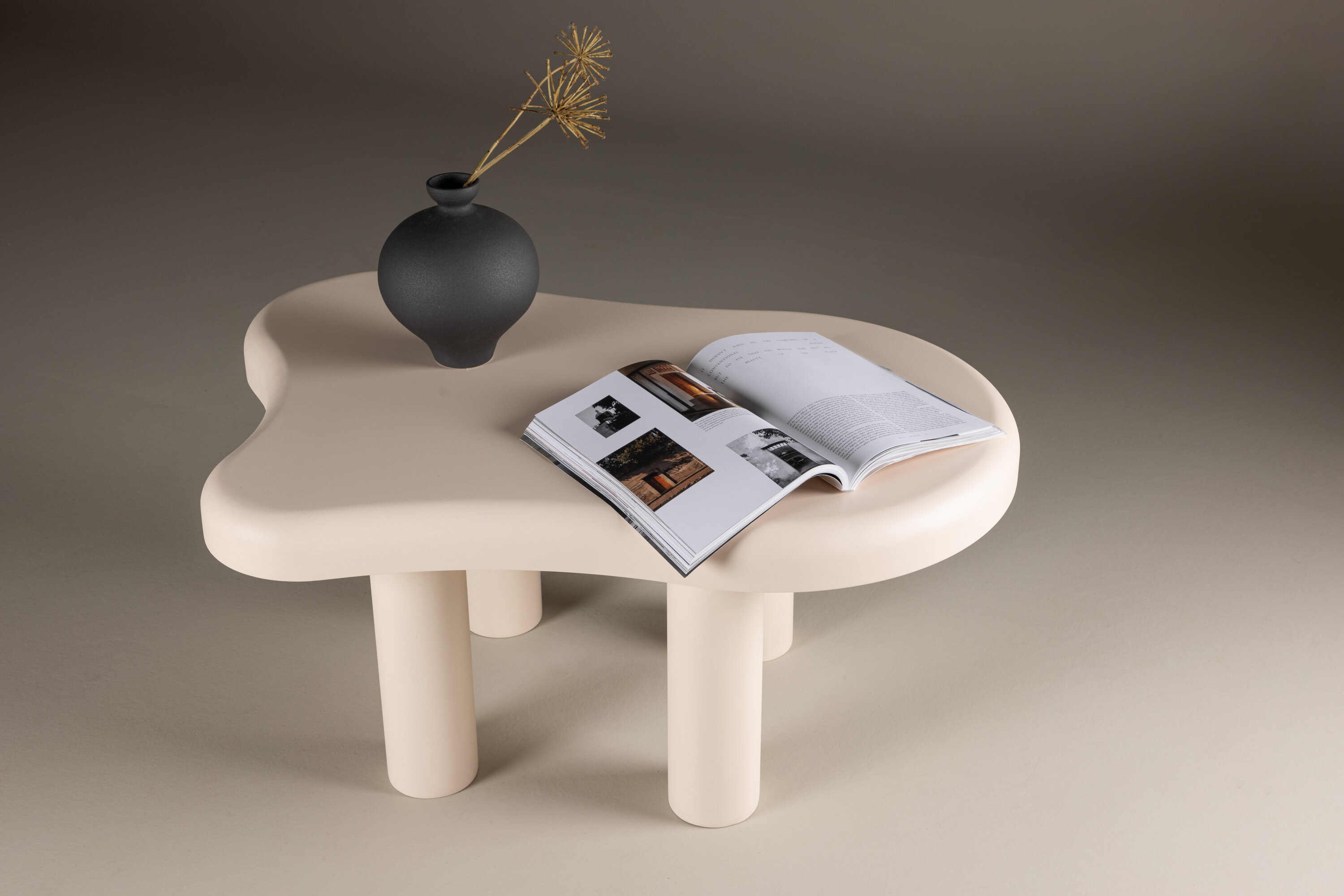 Nohr Organische Salontafel 'Trene' 100 x 71cm, kleur Wit
