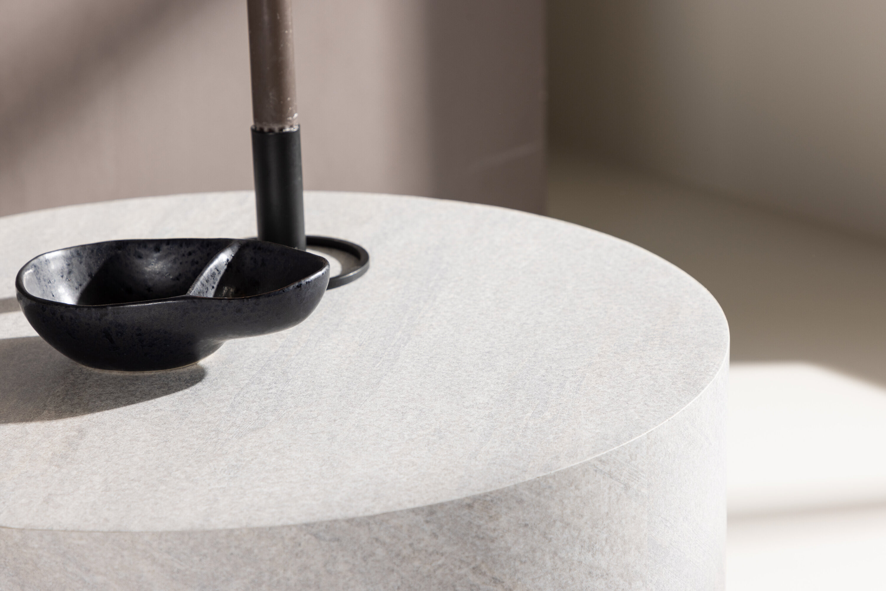 Nohr Ronde Salontafel 'Katiana' Betonlook, 50cm