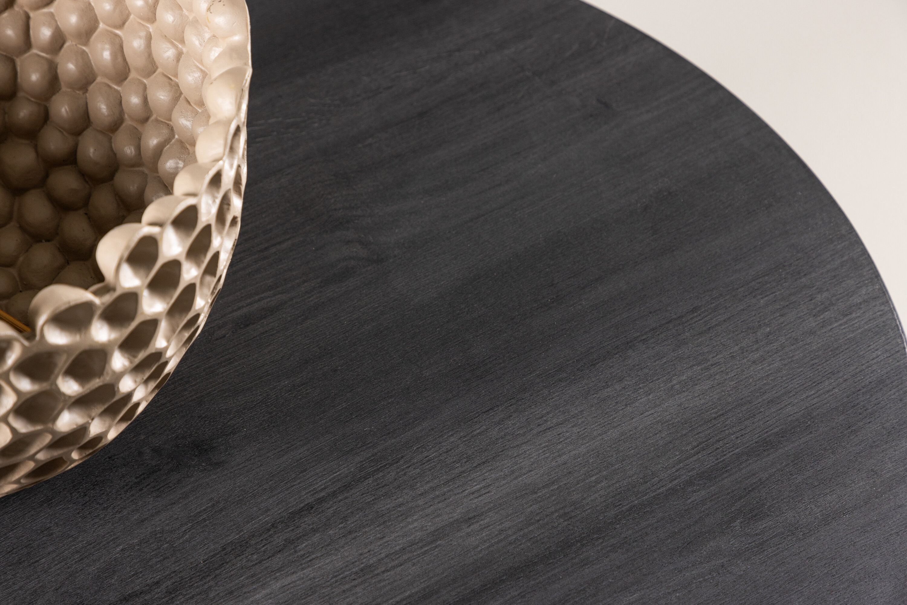 Nohr Ronde Salontafel 'Katiana' 80cm, kleur Zwart
