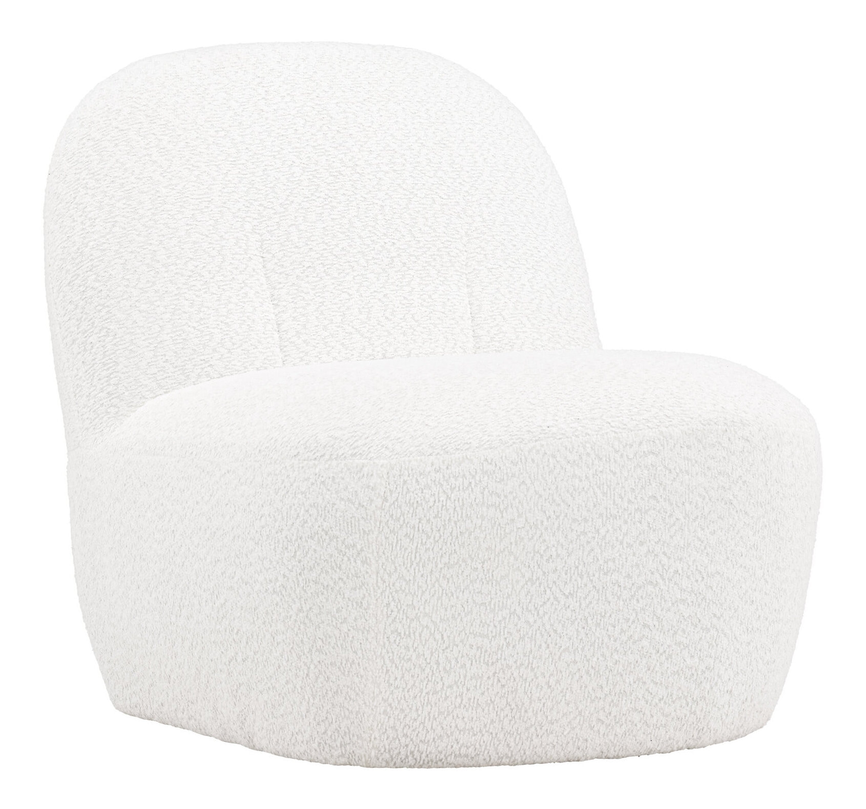 Nohr Fauteuil 'Hadiyah' Bouclé, kleur Wit