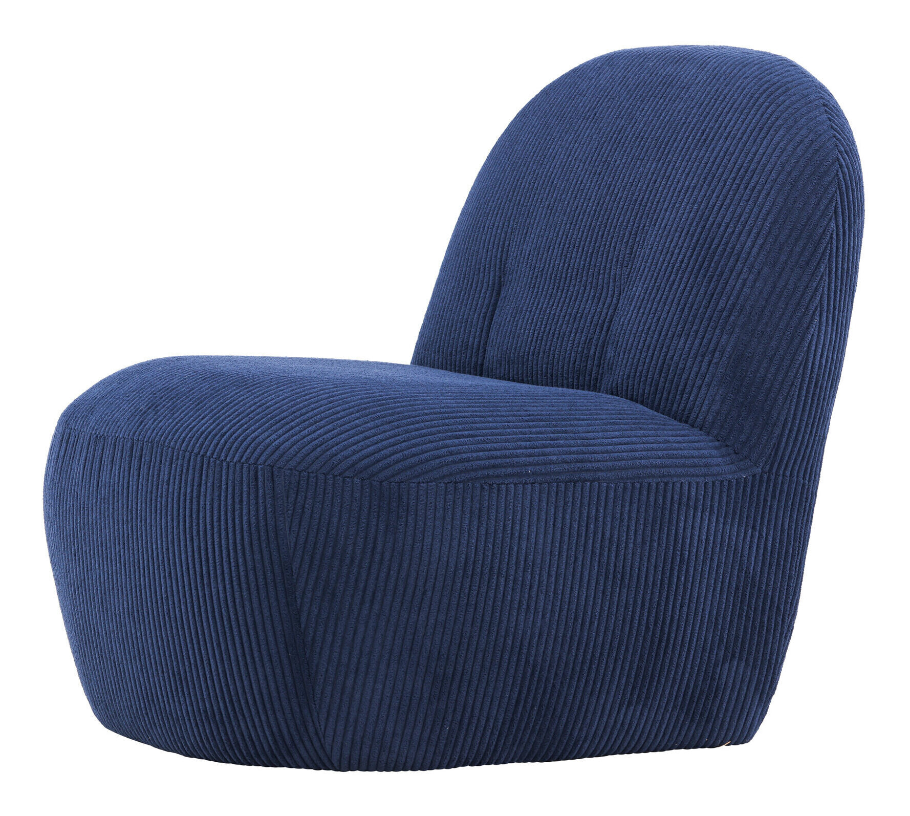 Nohr Fauteuil 'Hadiyah' Rib, kleur Blauw