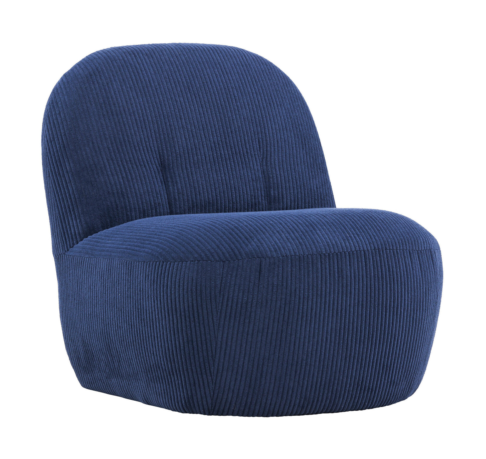 Nohr Fauteuil 'Hadiyah' Rib, kleur Blauw