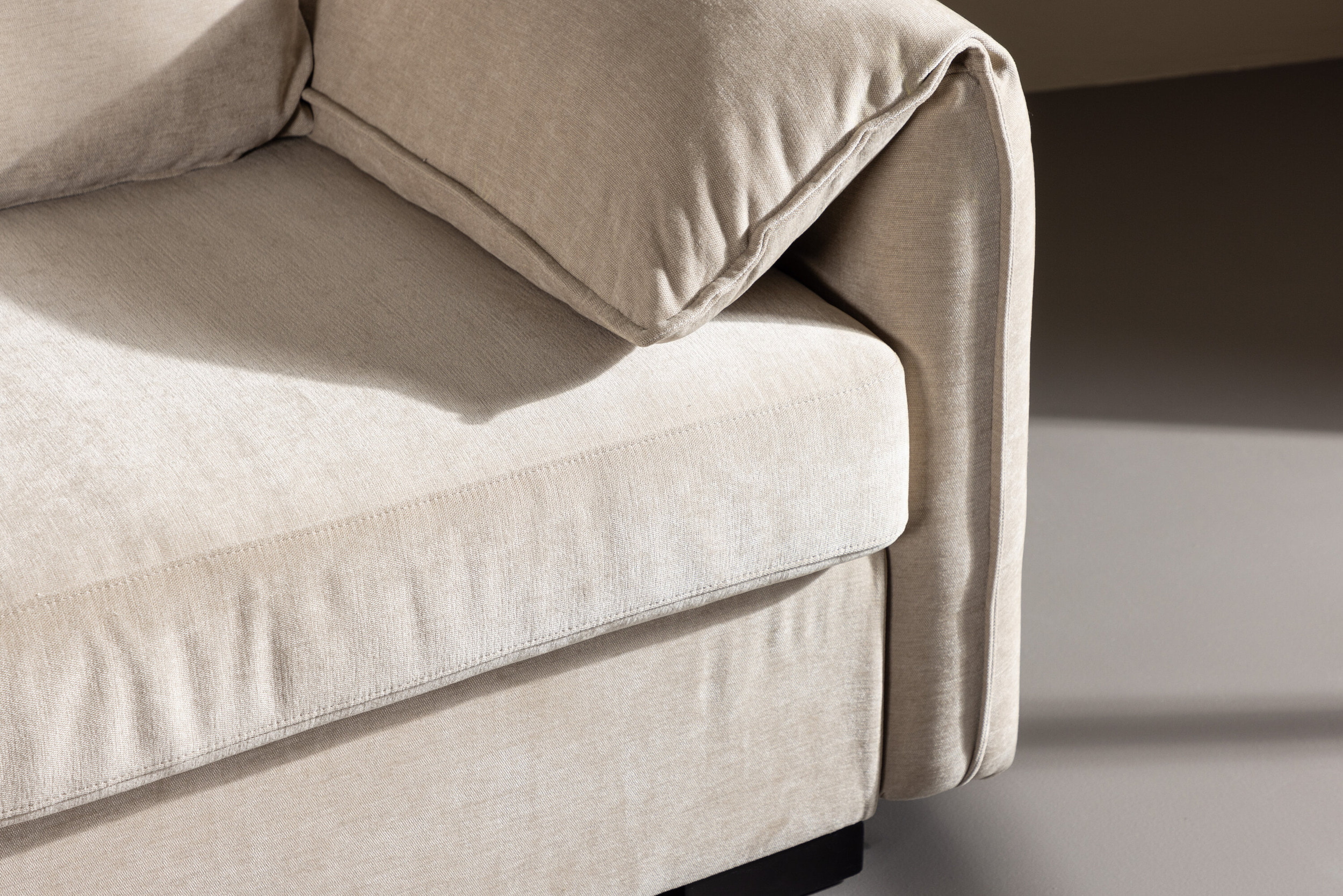 Nohr 3-zits Bank 'Mickle' 230cm, kleur Bruin