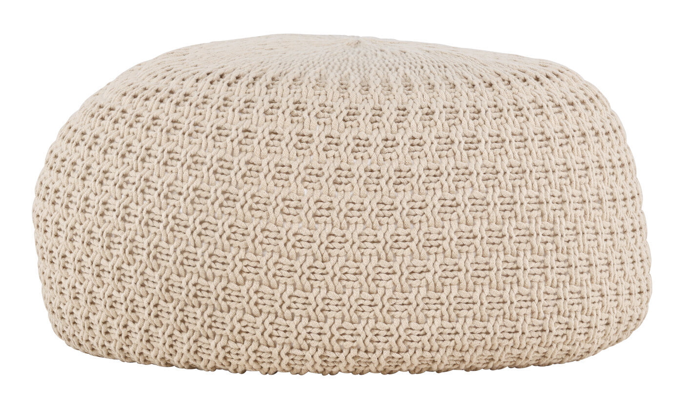 Nohr Poef 'Montario' 60cm, kleur Beige