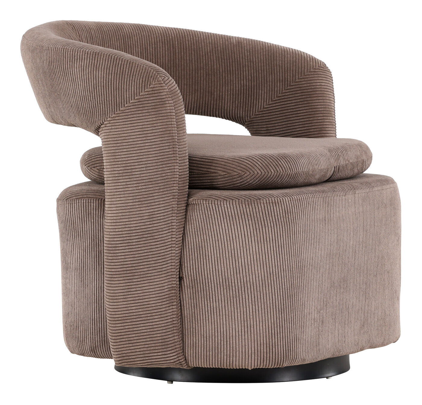Nohr Fauteuil 'Soledad' Rib, kleur Bruin