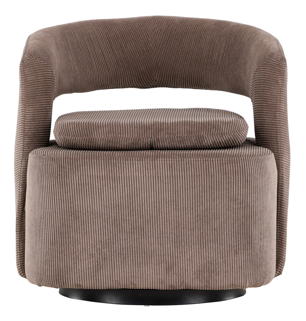 Nohr Fauteuil 'Soledad' Rib, kleur Bruin