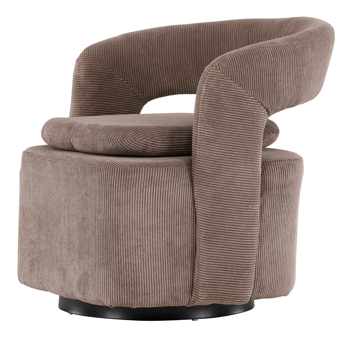 Nohr Fauteuil 'Soledad' Rib, kleur Bruin