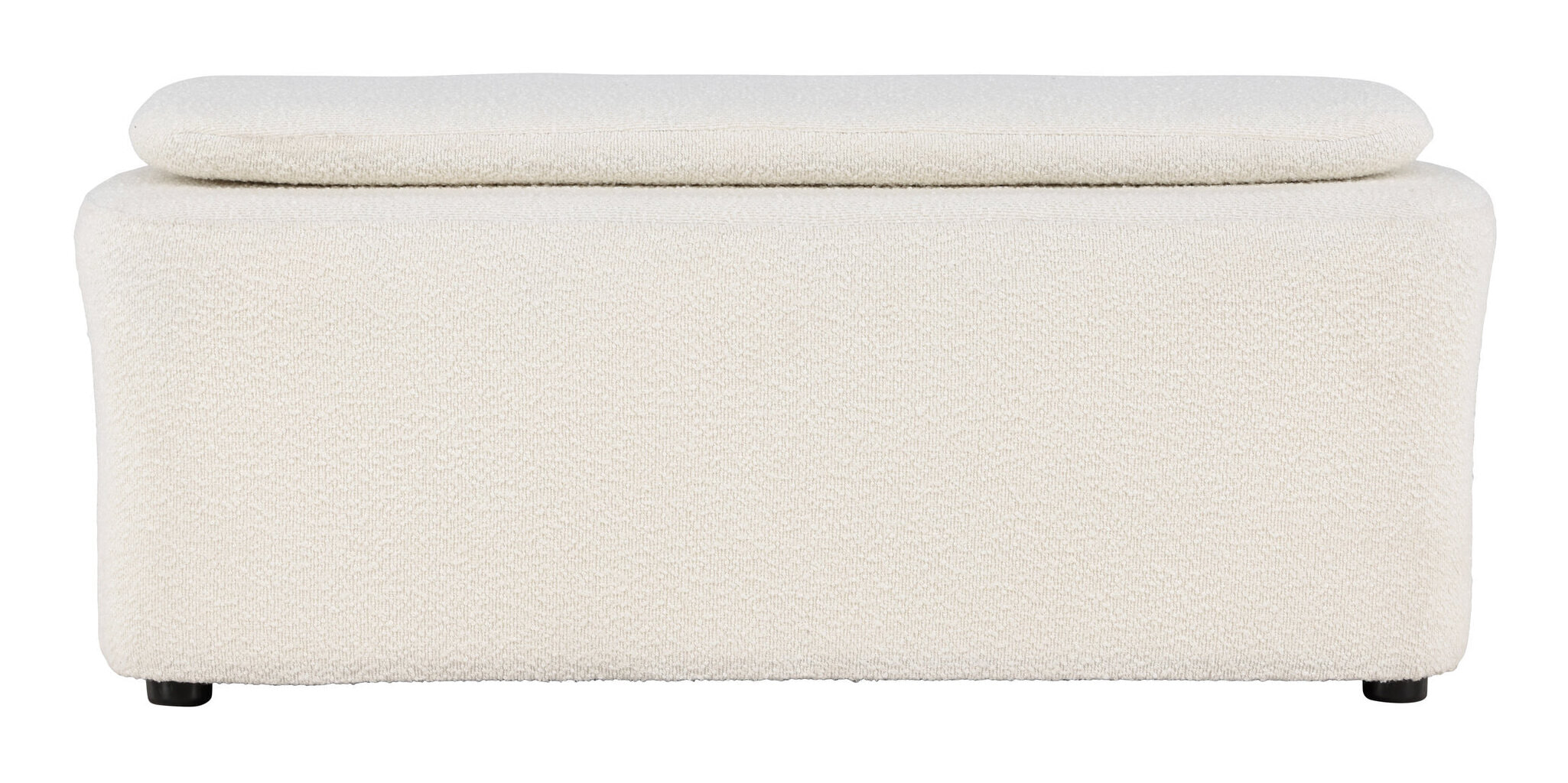 Nohr Poef 'Soledad' Bouclé, kleur Off White