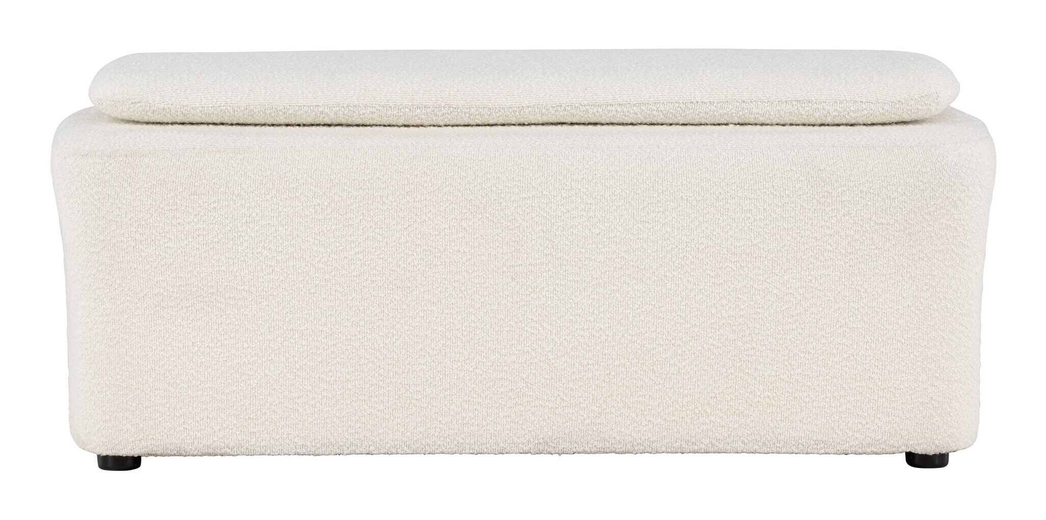 Nohr Poef 'Soledad' Bouclé, kleur Off White