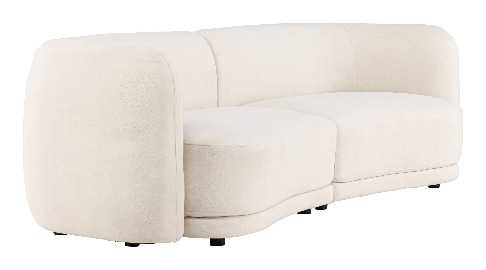 Nohr 3-zits Bank 'Macrina' Organisch 268cm, kleur Beige