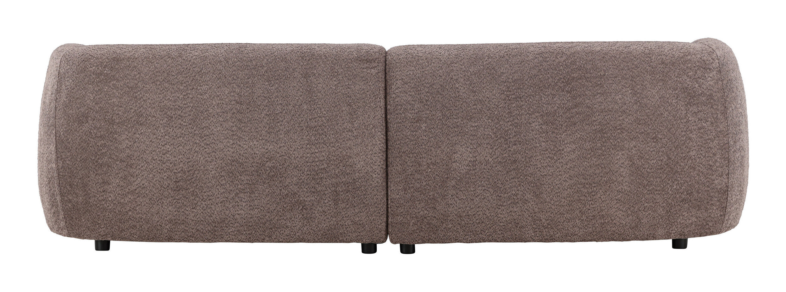 Nohr 3-zits Bank 'Macrina' Organisch, Bouclé, 268cm, kleur Bruin