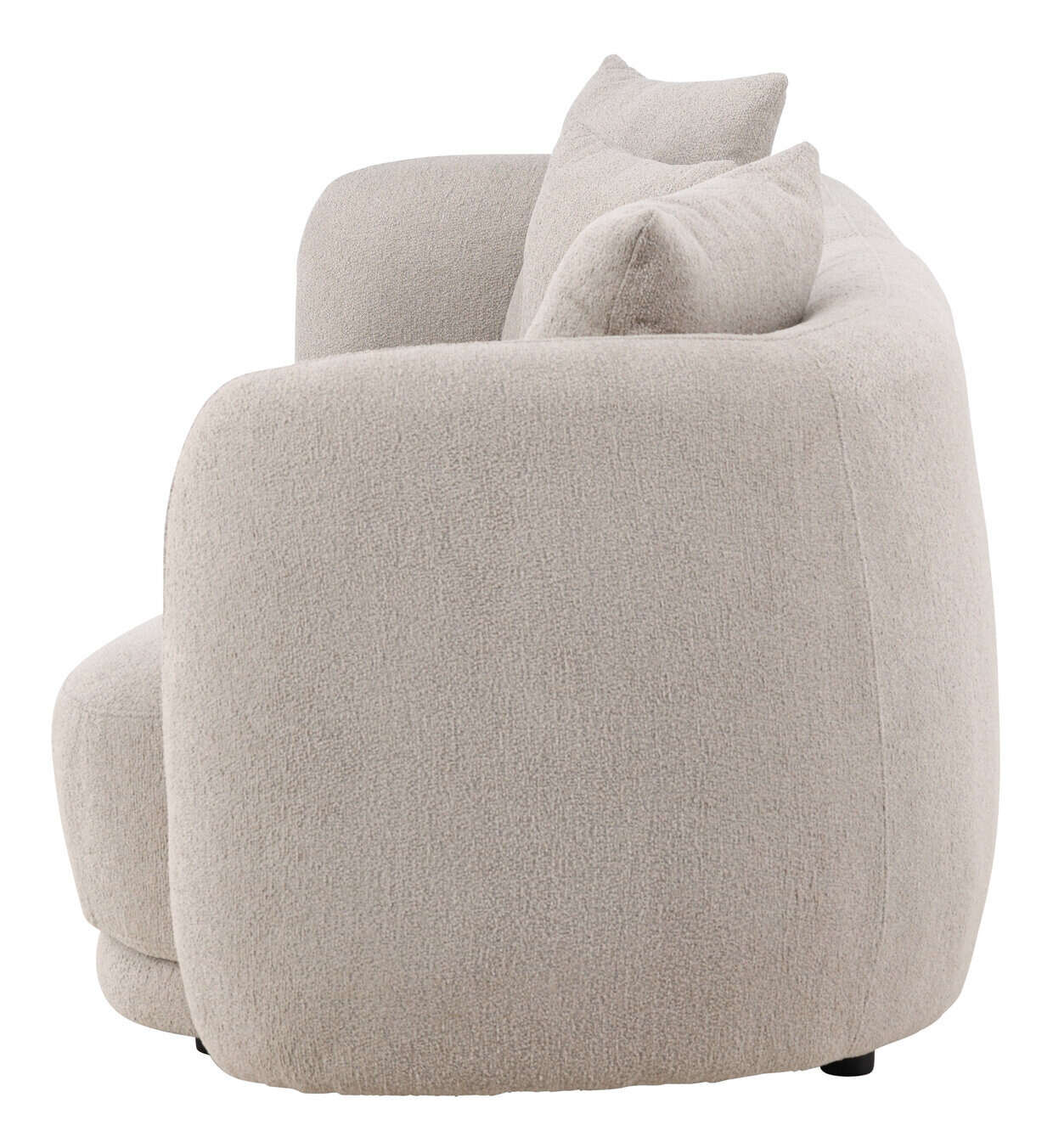 Nohr 3-zits Bank 'Macrina' Bouclé, 268cm, kleur Beige