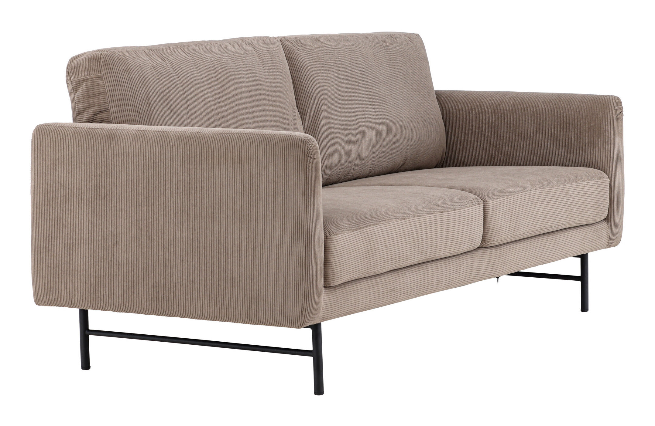 Nohr 3-zits Bank 'Sumit' Rib, kleur Bruin