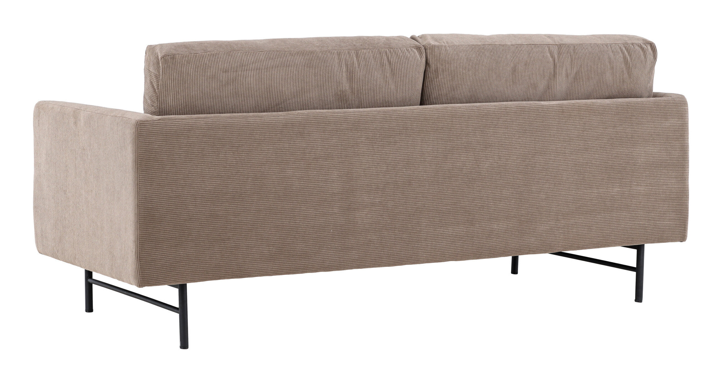 Nohr 3-zits Bank 'Sumit' Rib, kleur Bruin