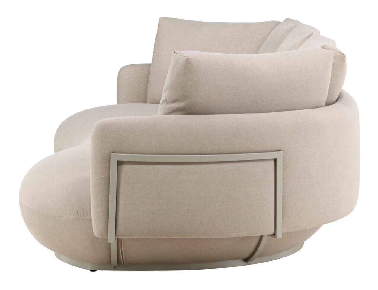 Nohr 4-zits Organische Bank 'Takeena' 275cm, kleur Beige