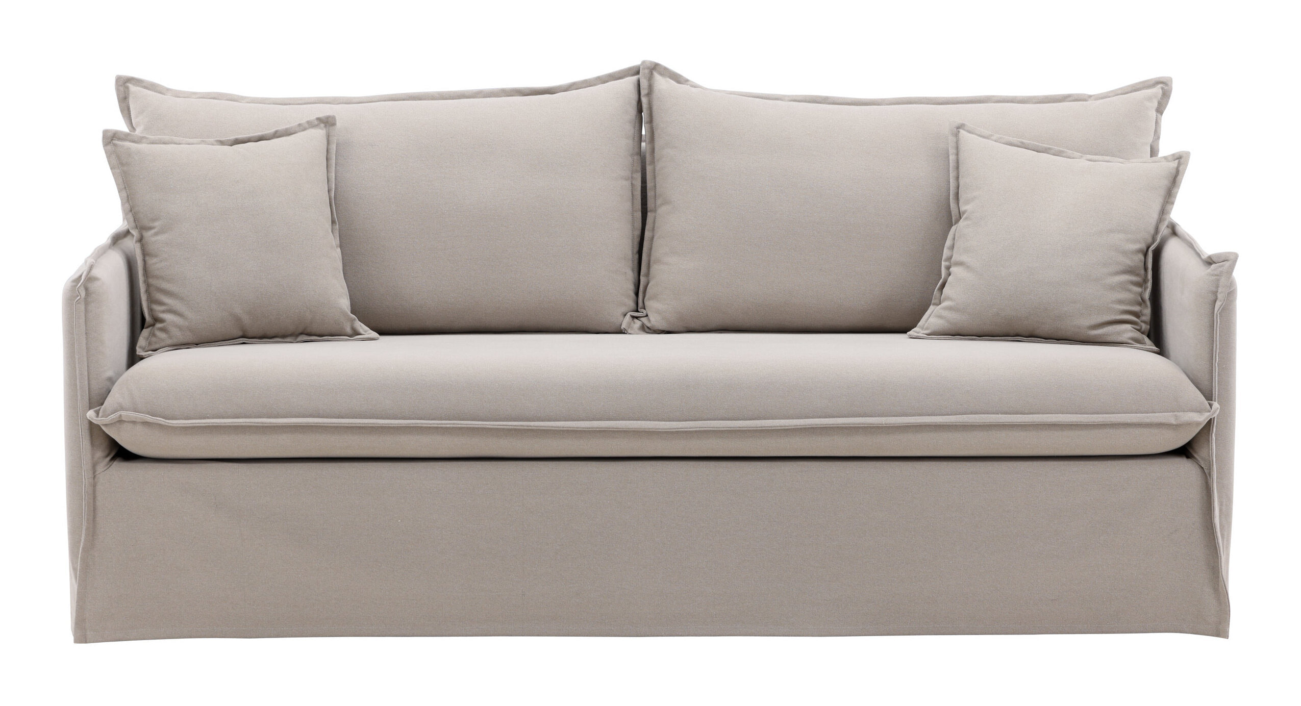 Nohr 3-zits Bank 'Elden' Linnen, kleur Bruin