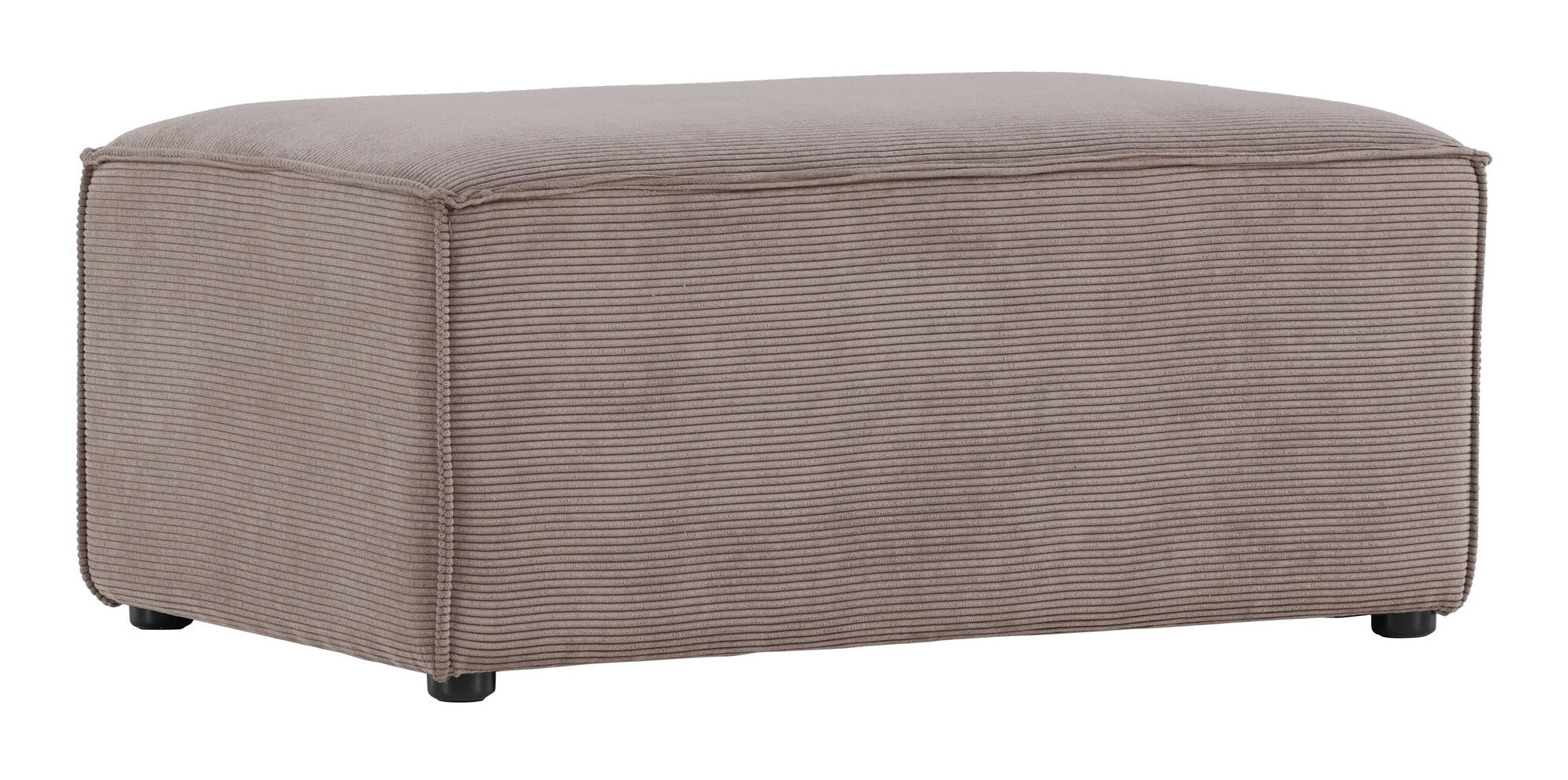 Nohr Poef 'Yulonda' Rib, kleur Bruin