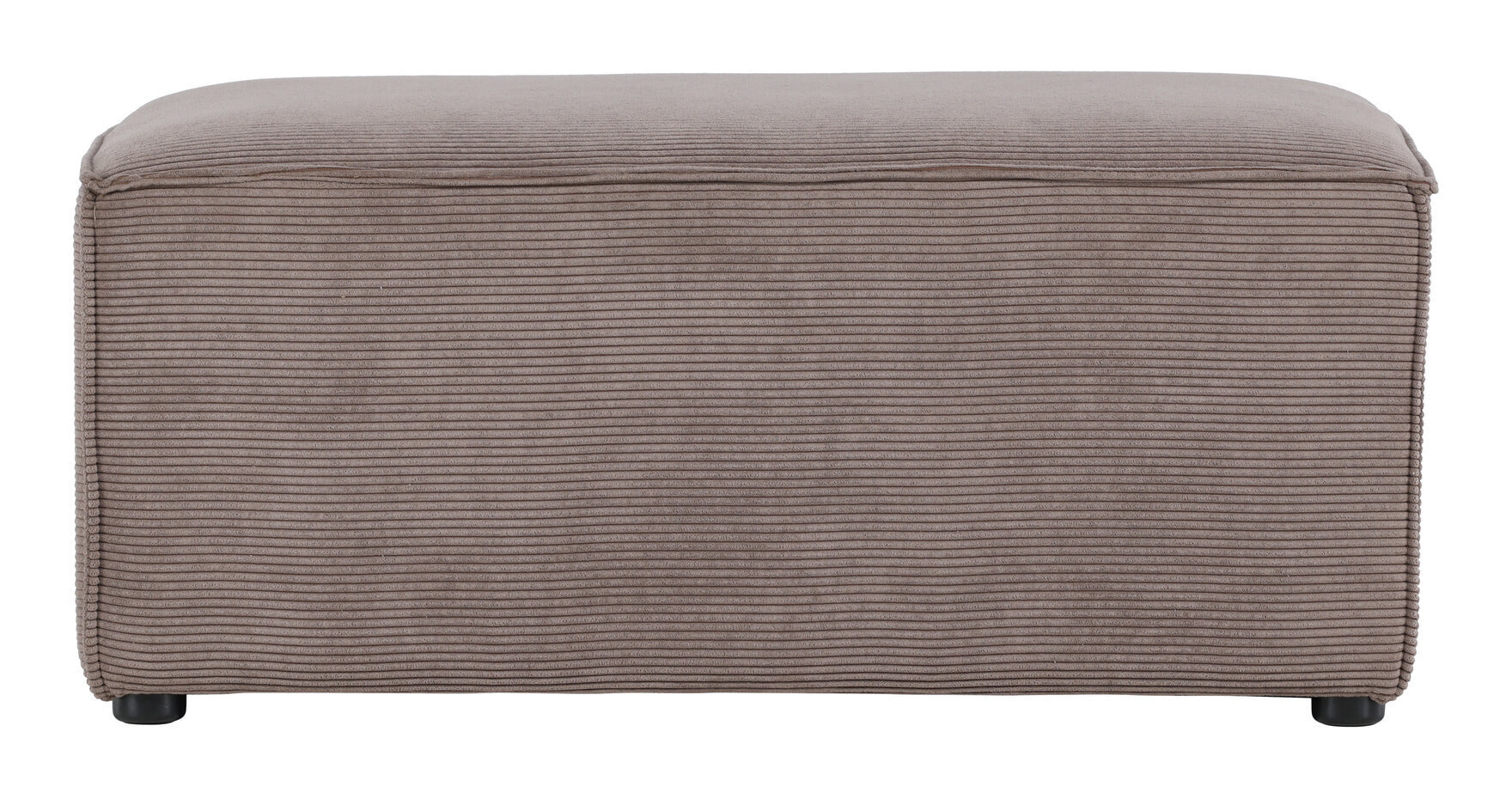 Nohr Poef 'Yulonda' Rib, kleur Bruin