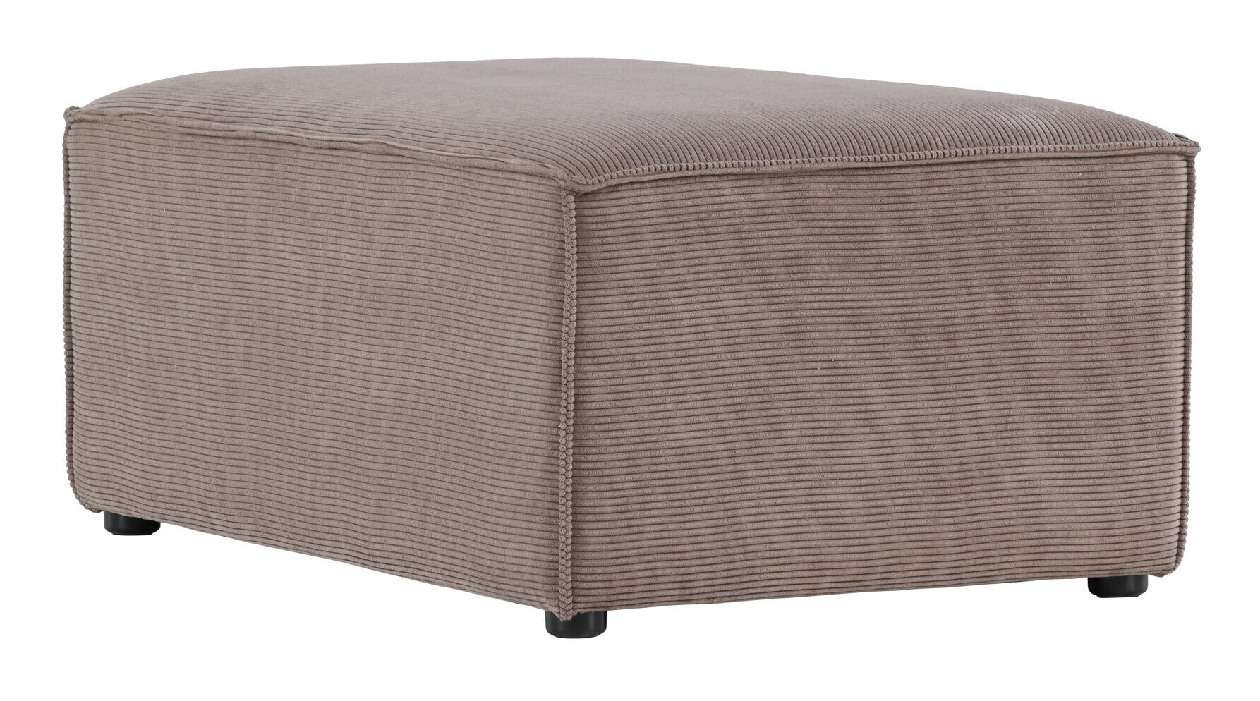 Nohr Poef 'Yulonda' Rib, kleur Bruin