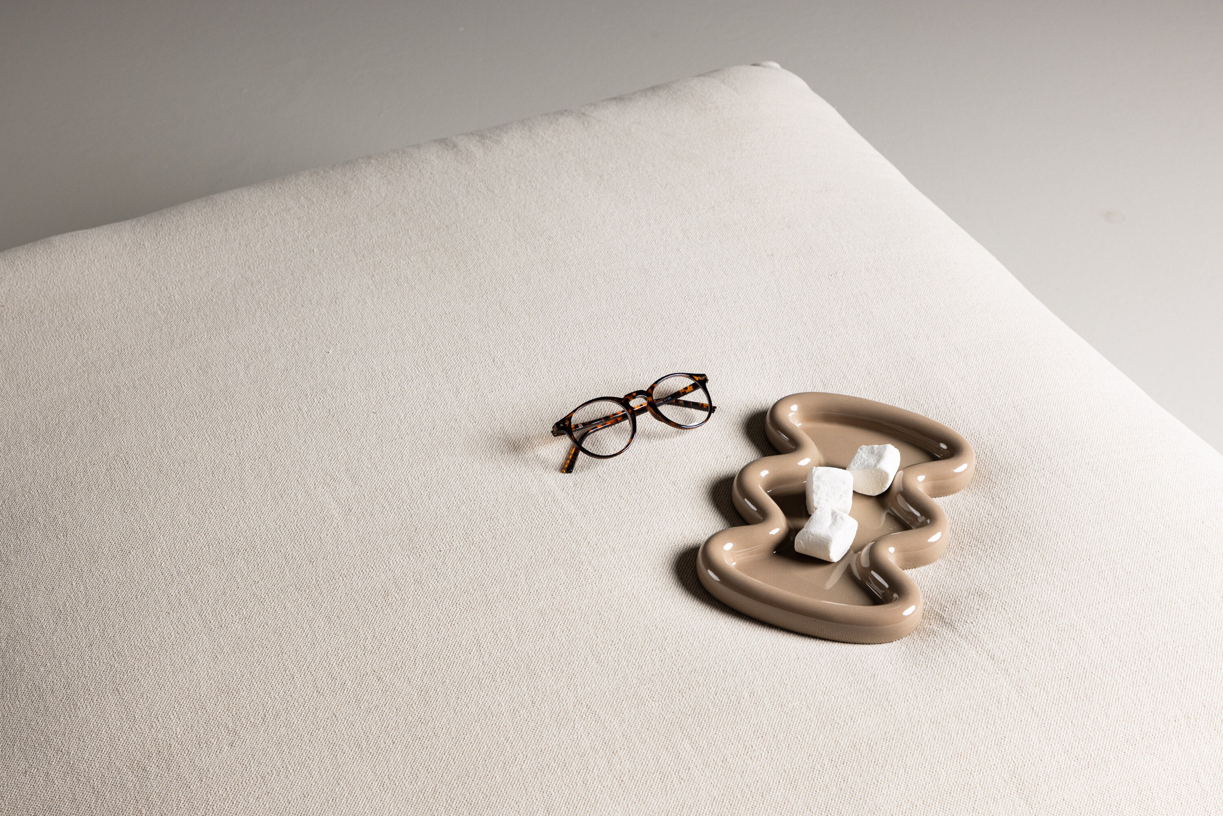 Nohr Hocker 'Page' kleur Beige