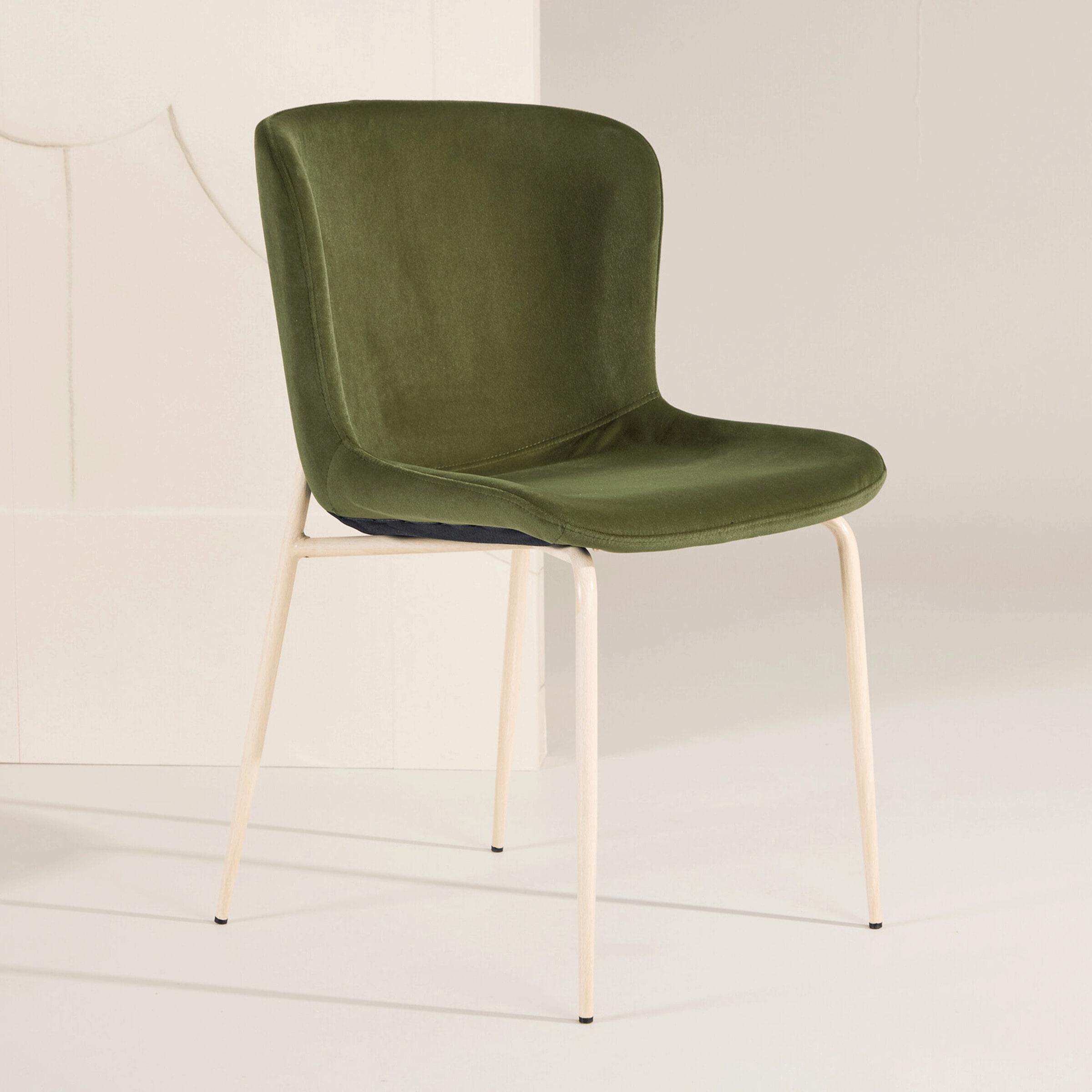 Nohr Eetkamerstoel Artesha Velvet - Groen