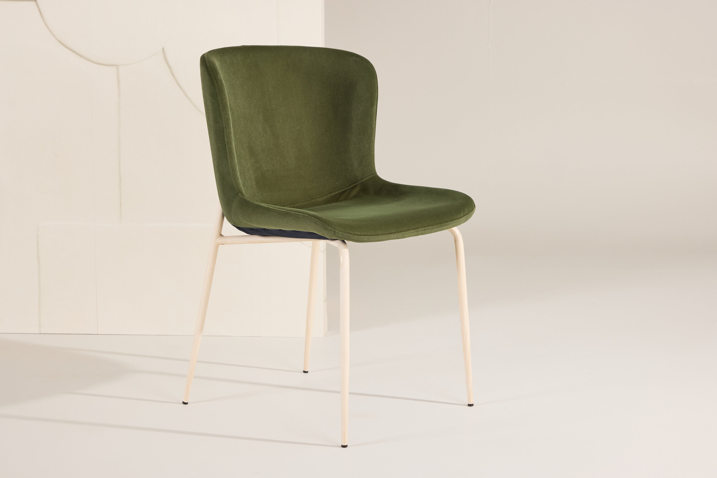 Nohr Eetkamerstoel Artesha Velvet - Groen