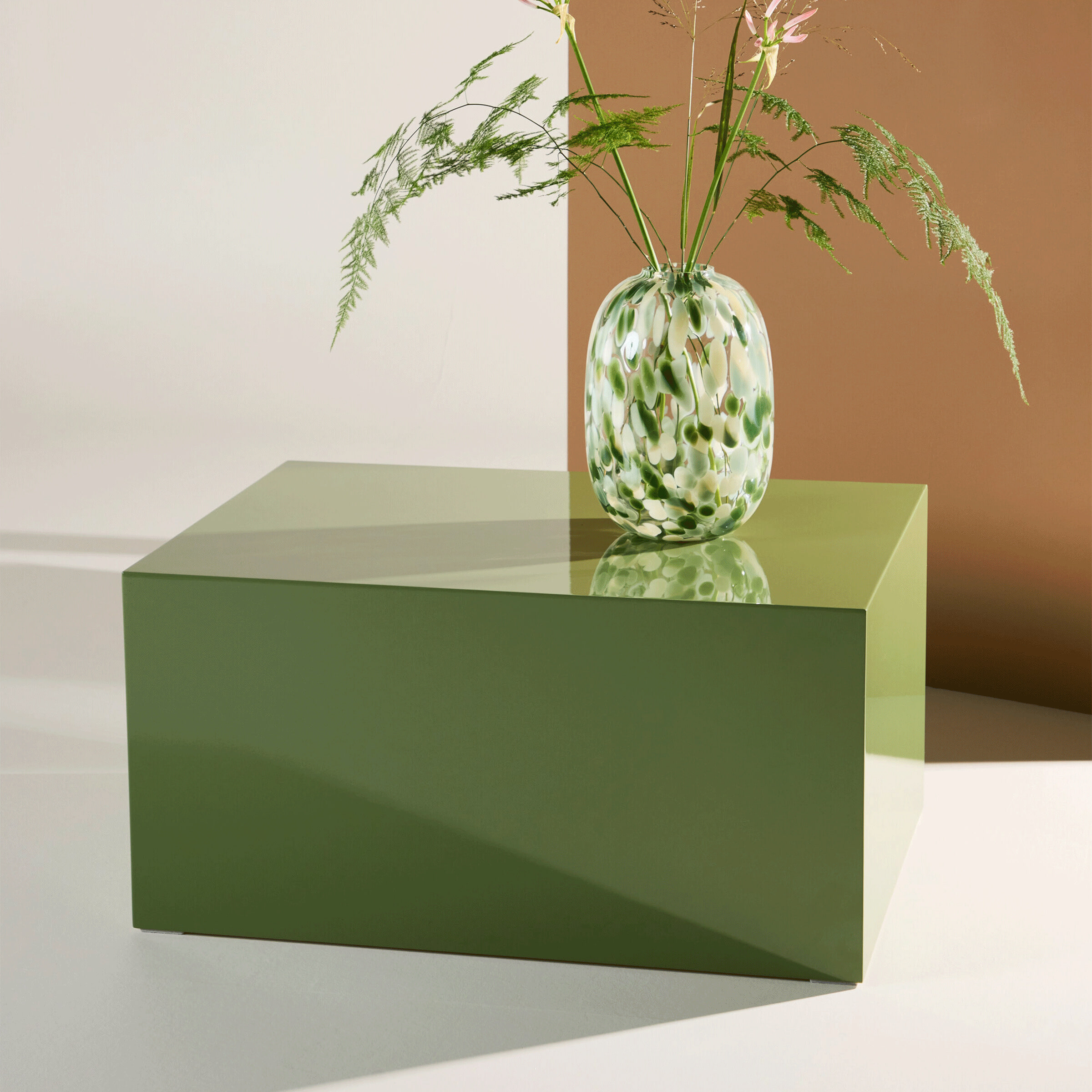 Nohr Salontafel Katiana 80 x 60cm - Donkergroen