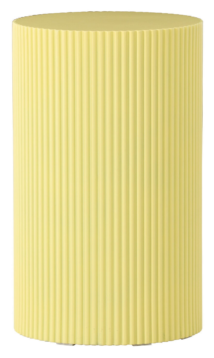 Nohr Ronde Bijzettafel 'Mistina' 30cm, kleur Lichtgeel