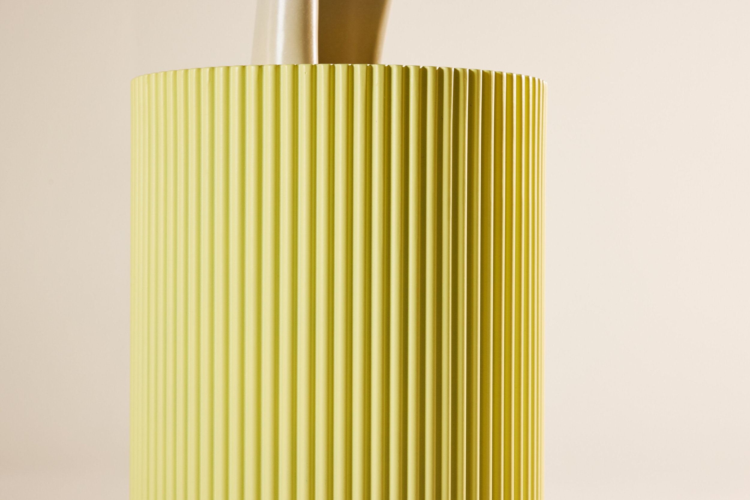 Nohr Ronde Bijzettafel 'Mistina' 30cm, kleur Lichtgeel