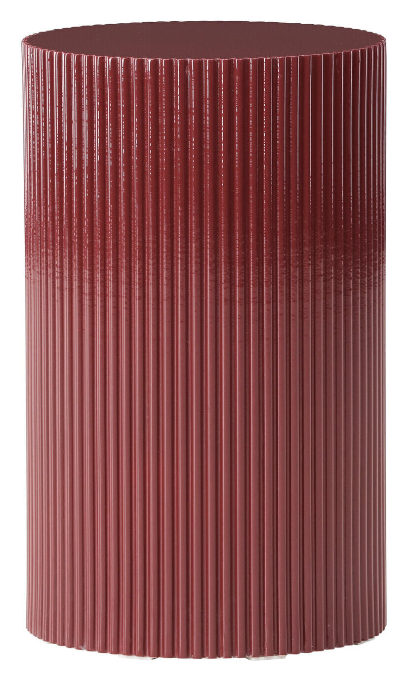 Nohr Ronde Bijzettafel 'Mistina' 30cm, kleur Burgundy